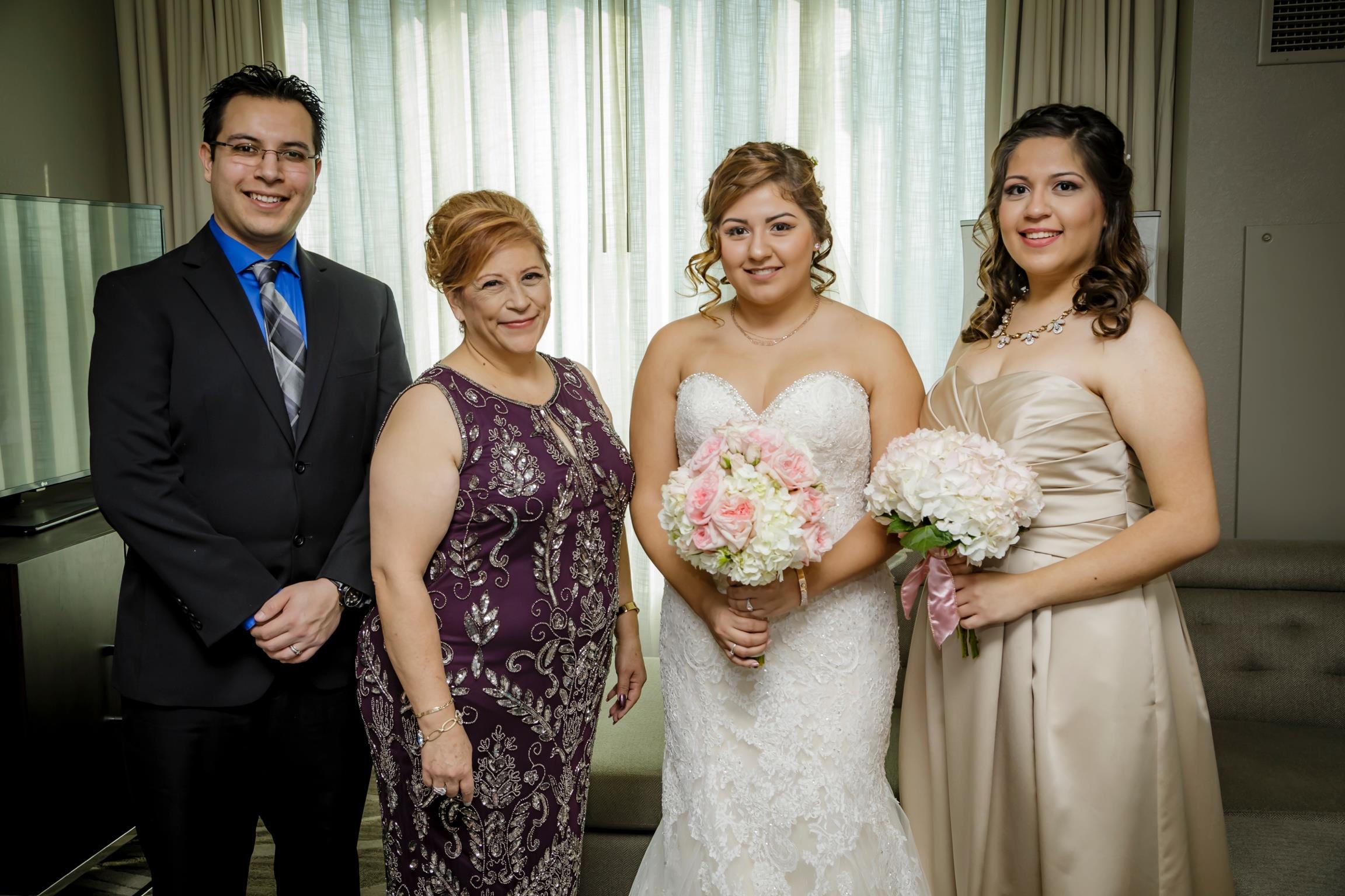 A group of people posing for a photo