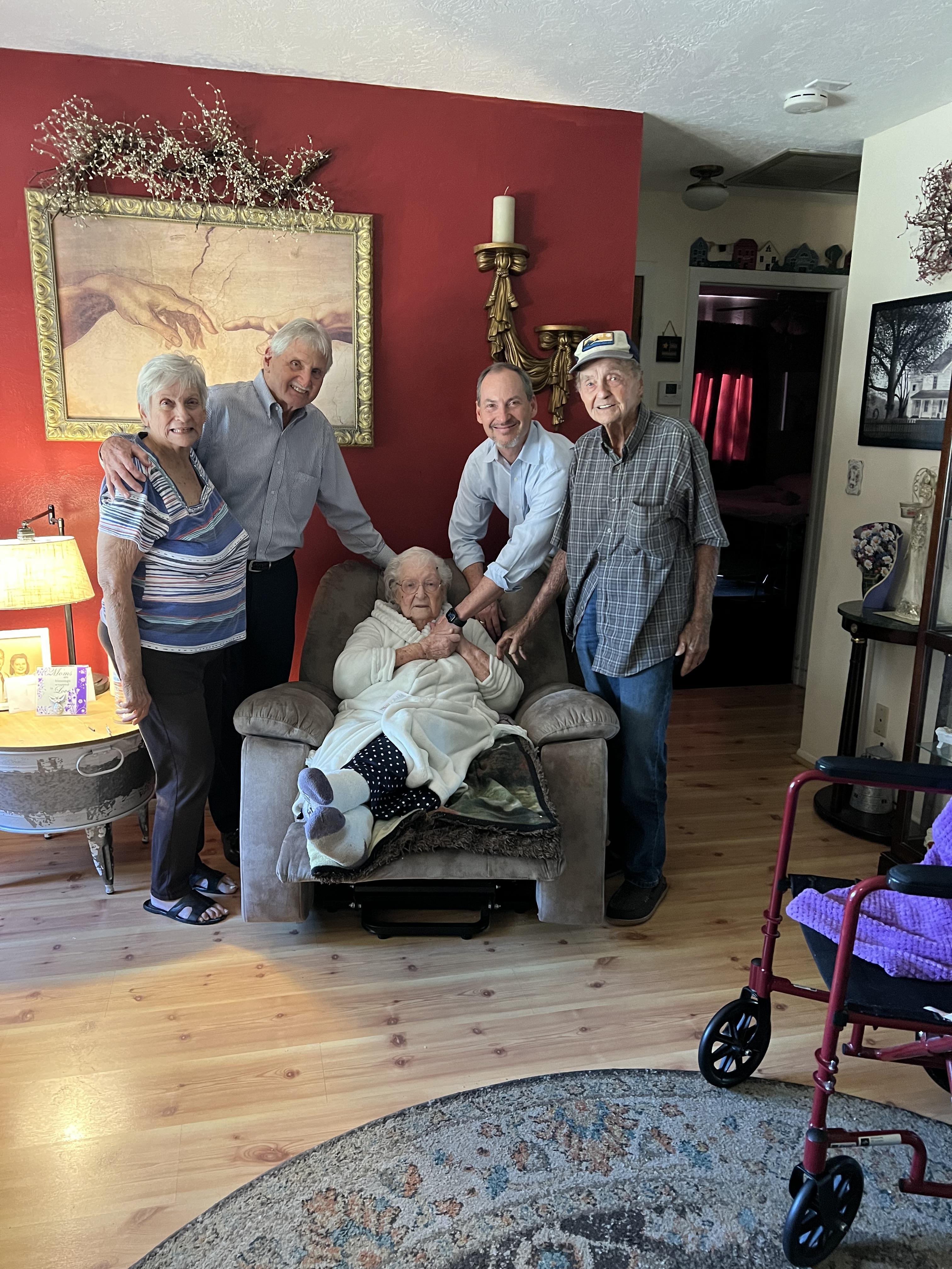 A group of people posing for a photo