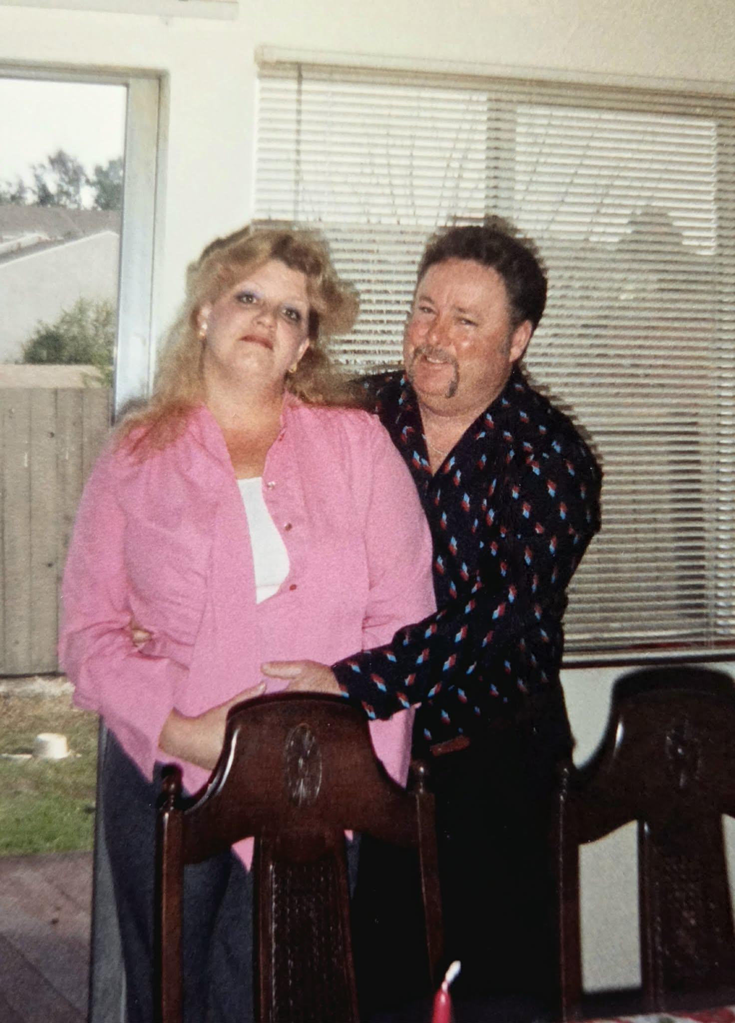 A man and woman standing together