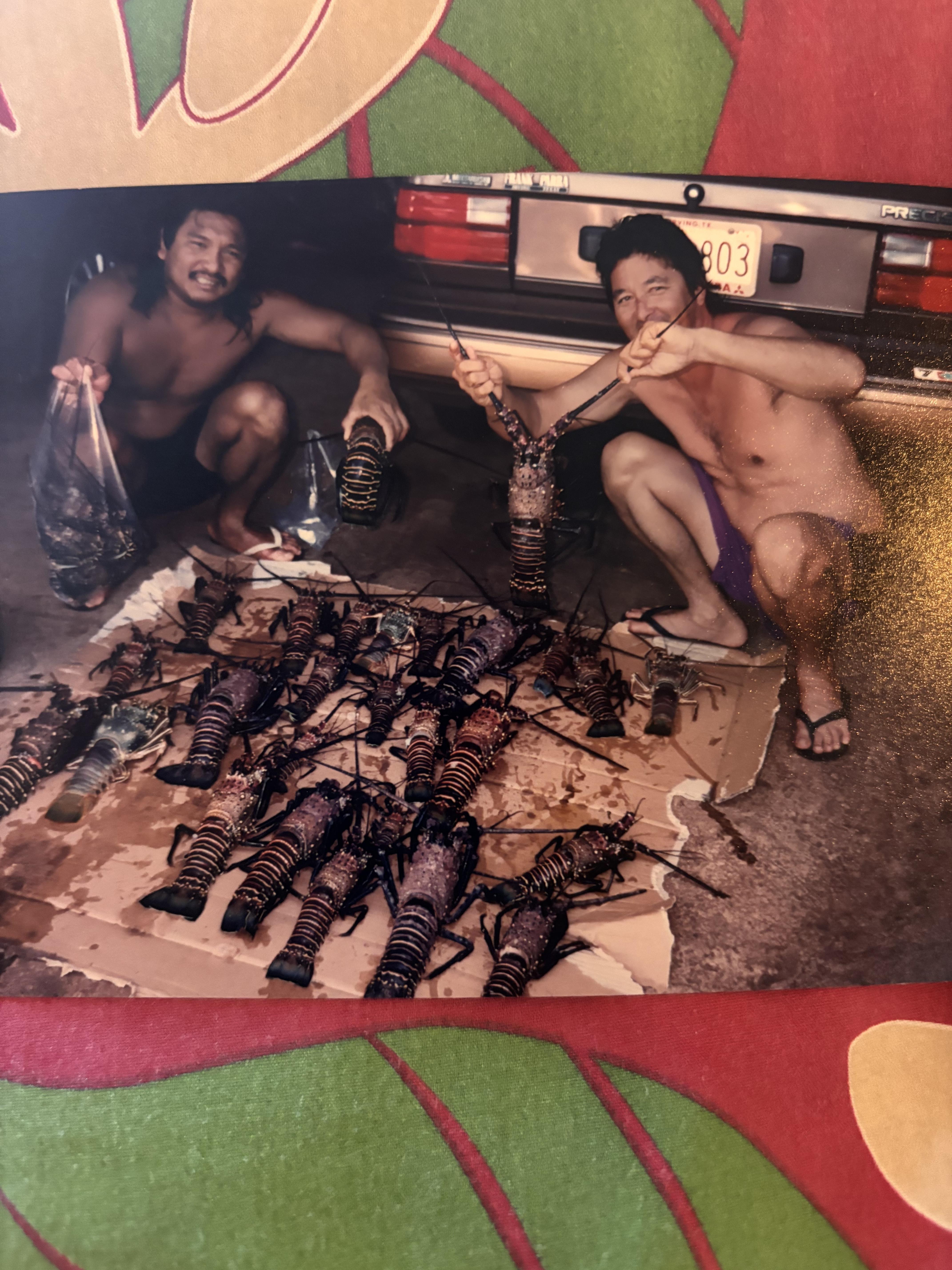 A group of men with scorpions