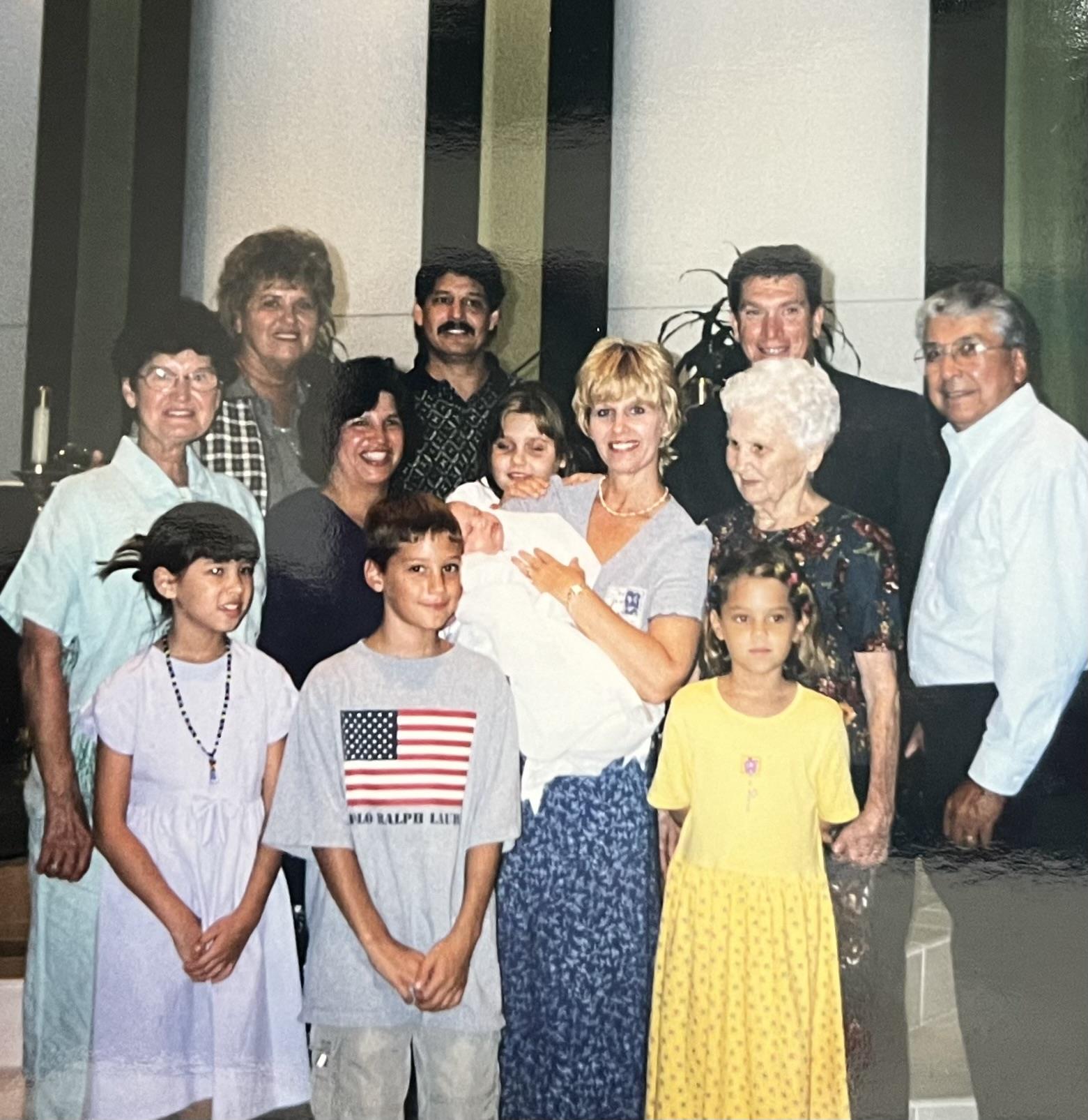 A group of people posing for a photo