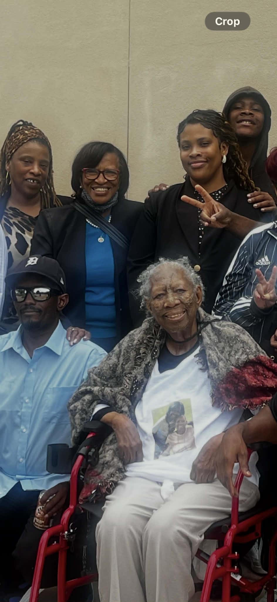 A group of people posing for a photo