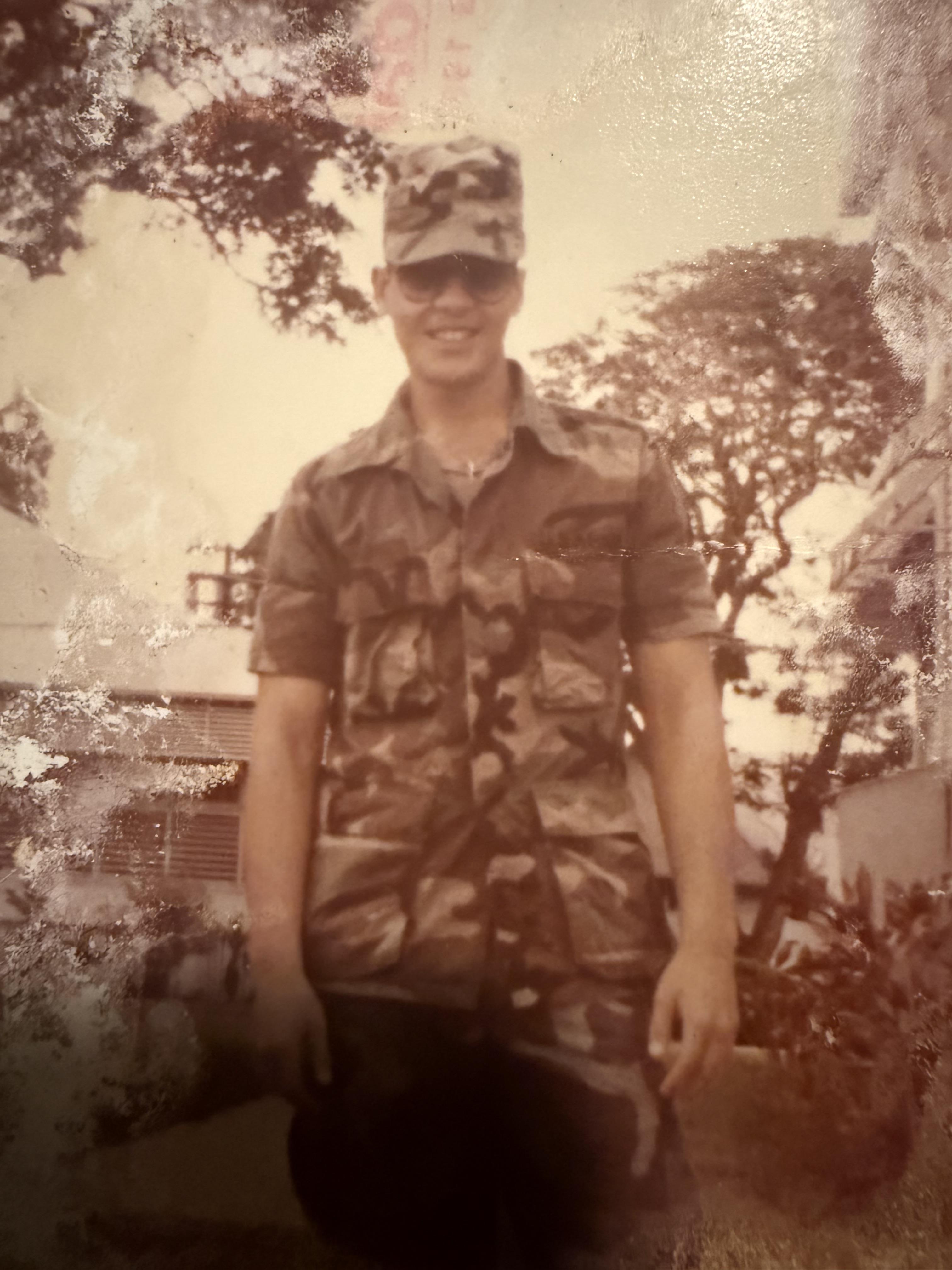 A man in a military uniform