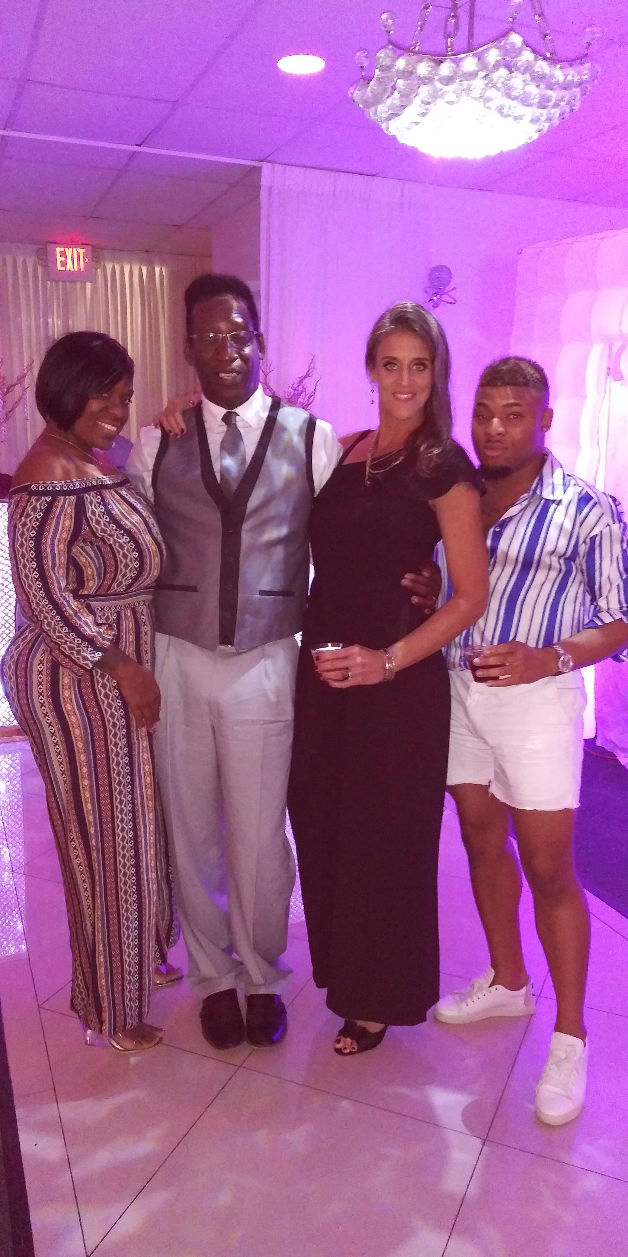 A group of people posing for a photo