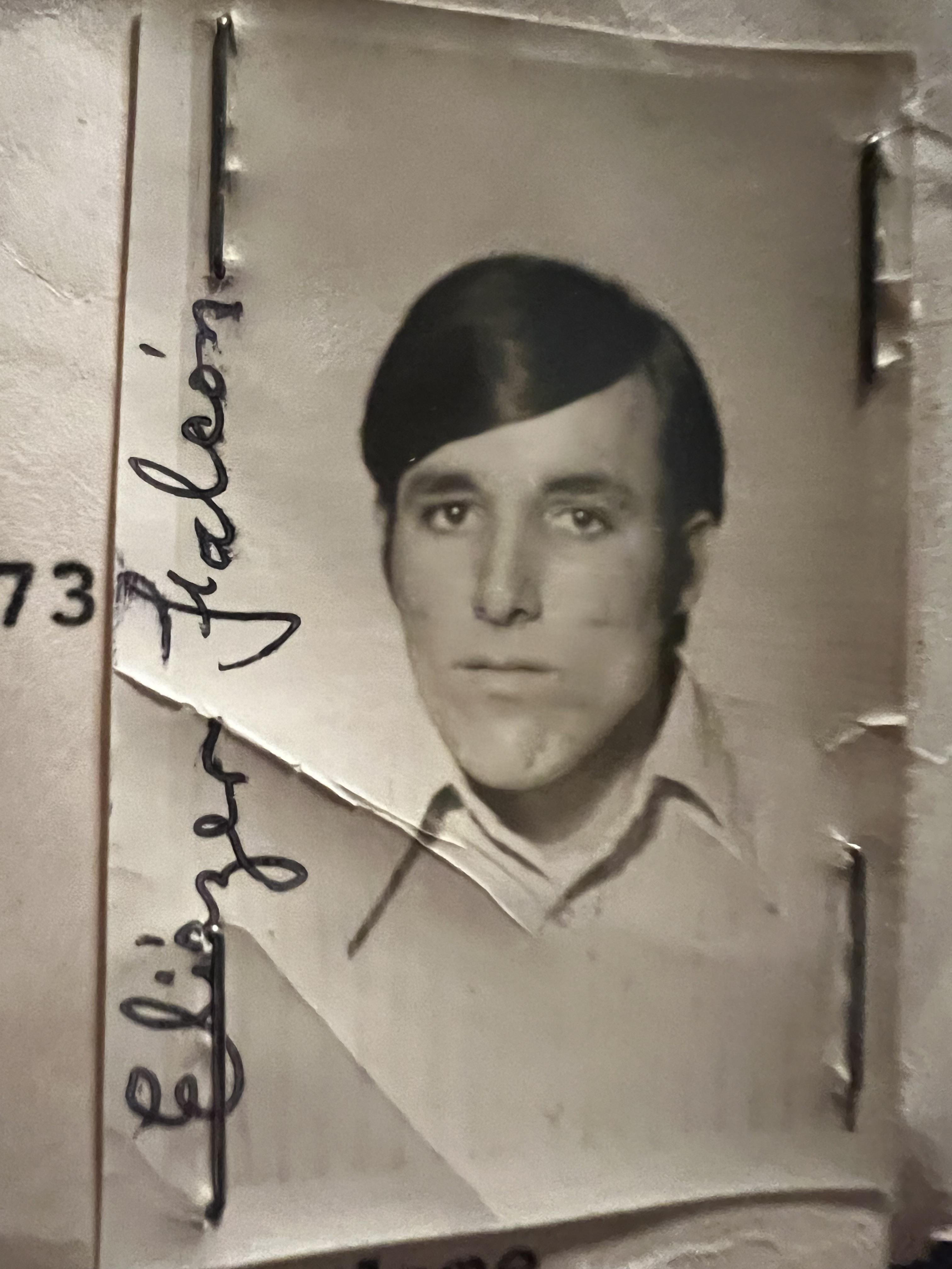 A close up of a man's face