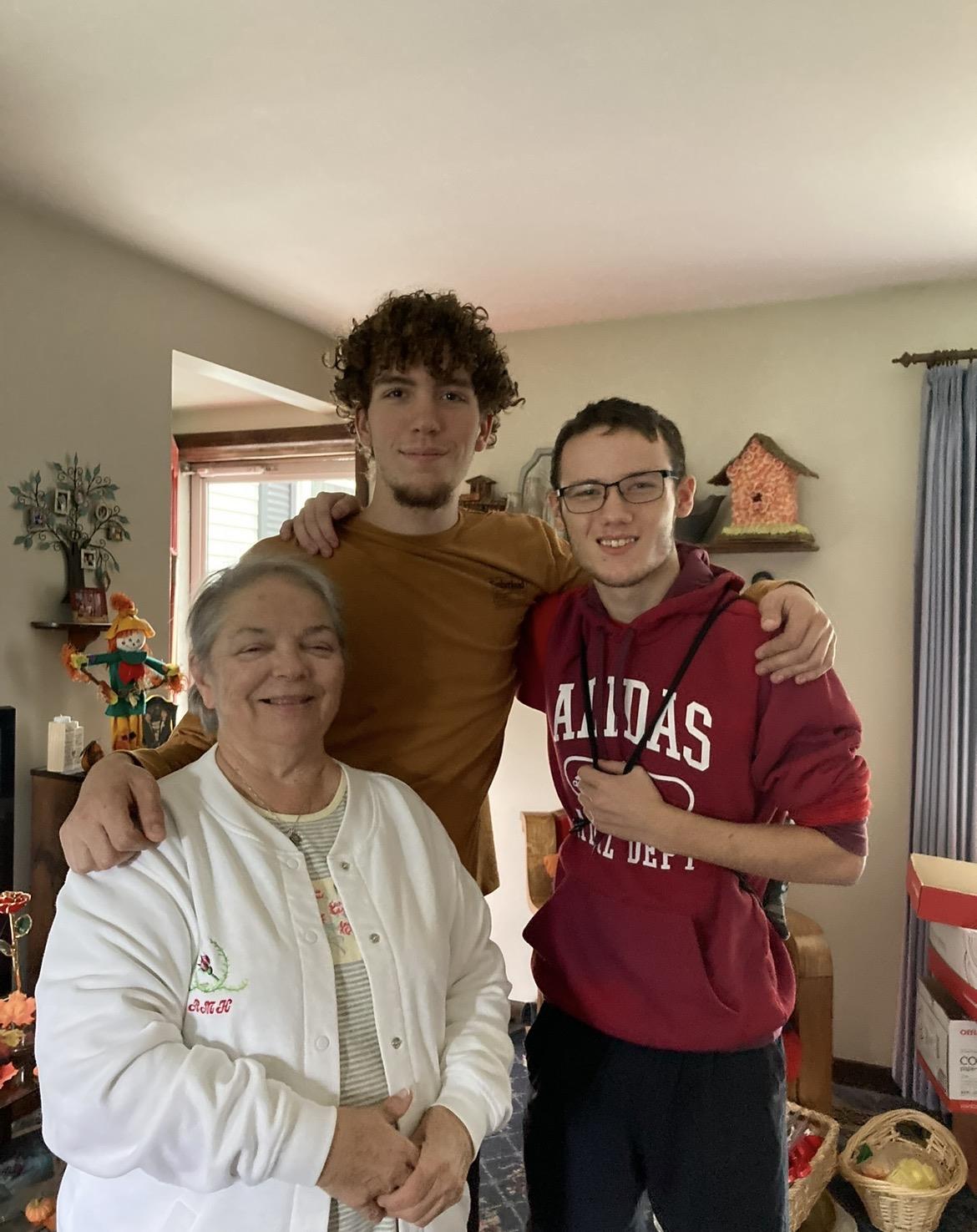 A group of people posing for a photo