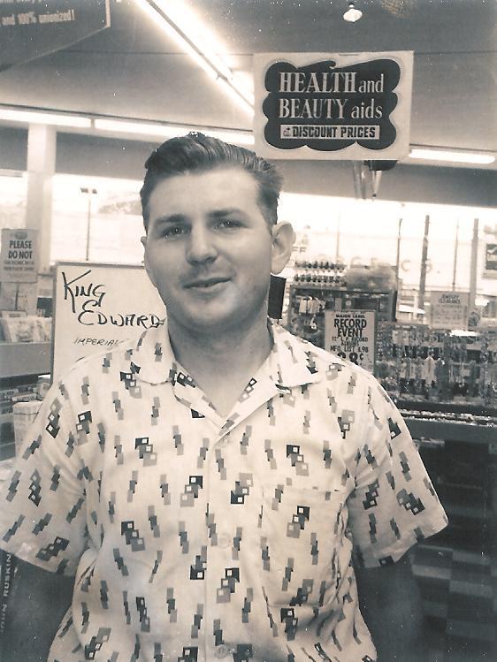 A man standing in a store