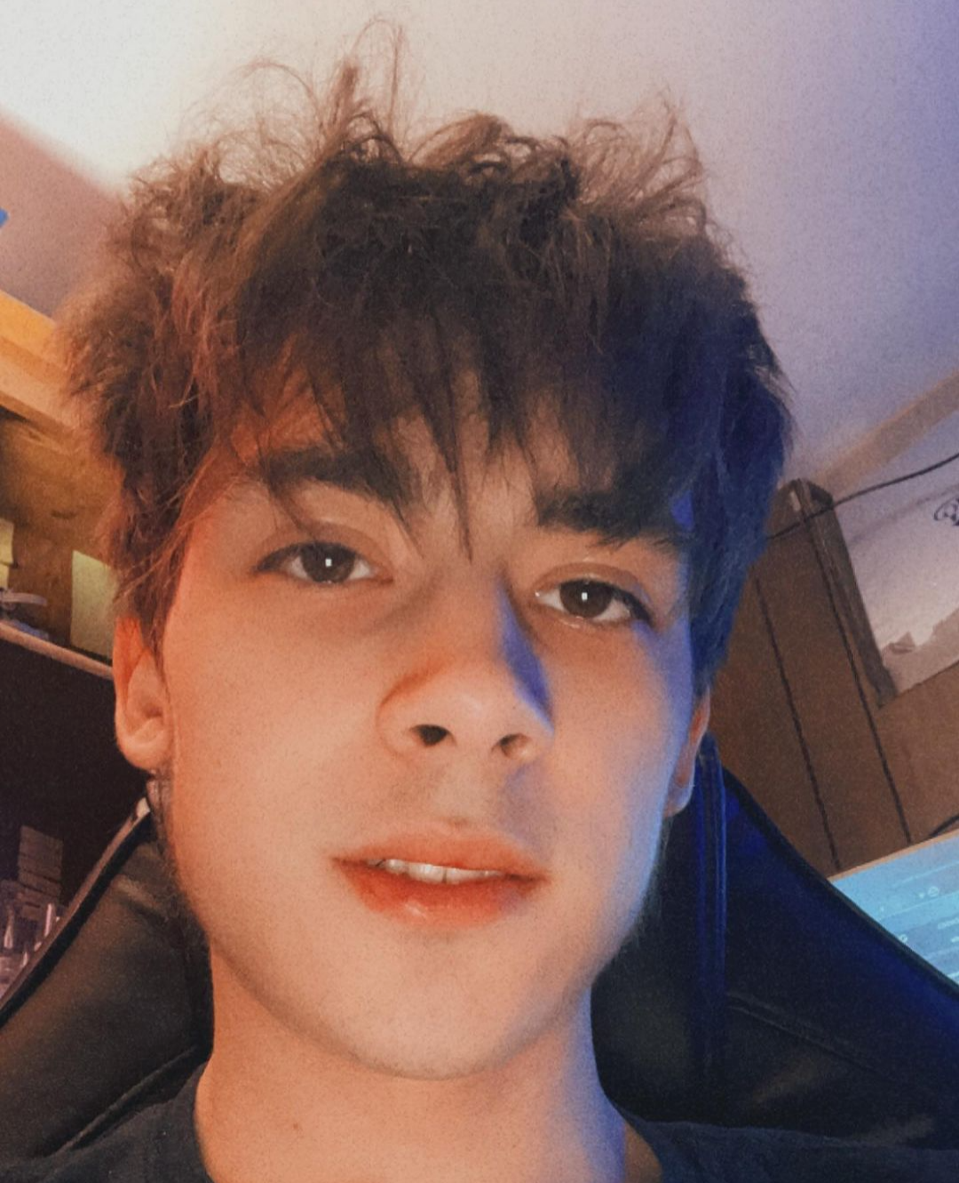 A man taking a selfie