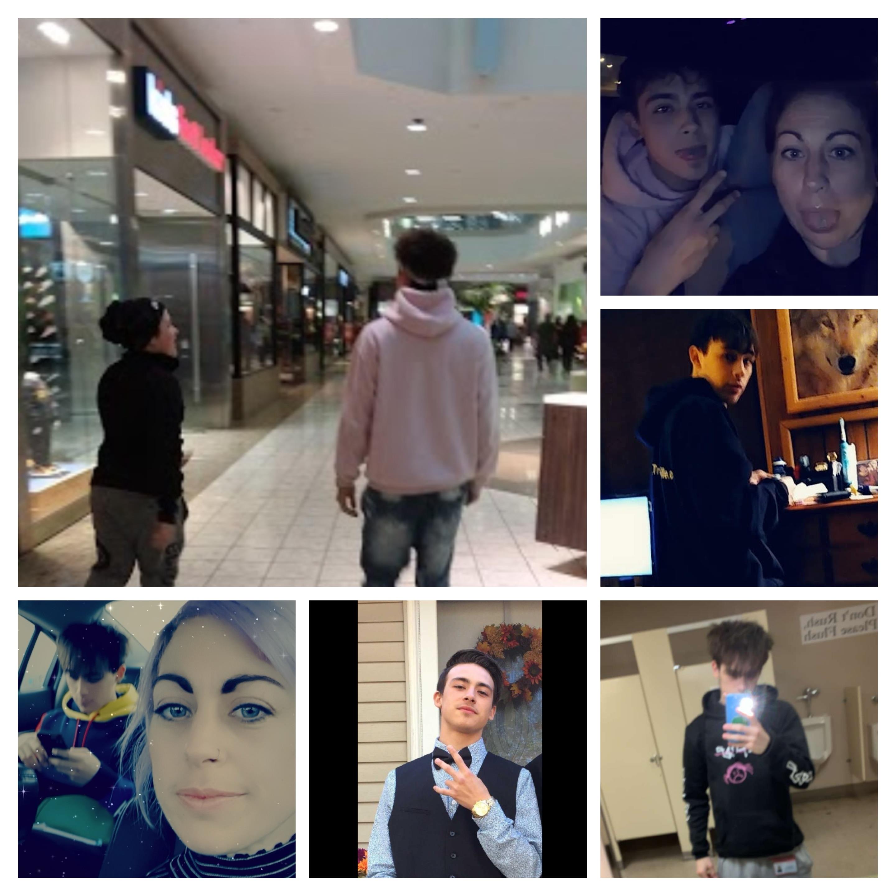A collage of people in different poses