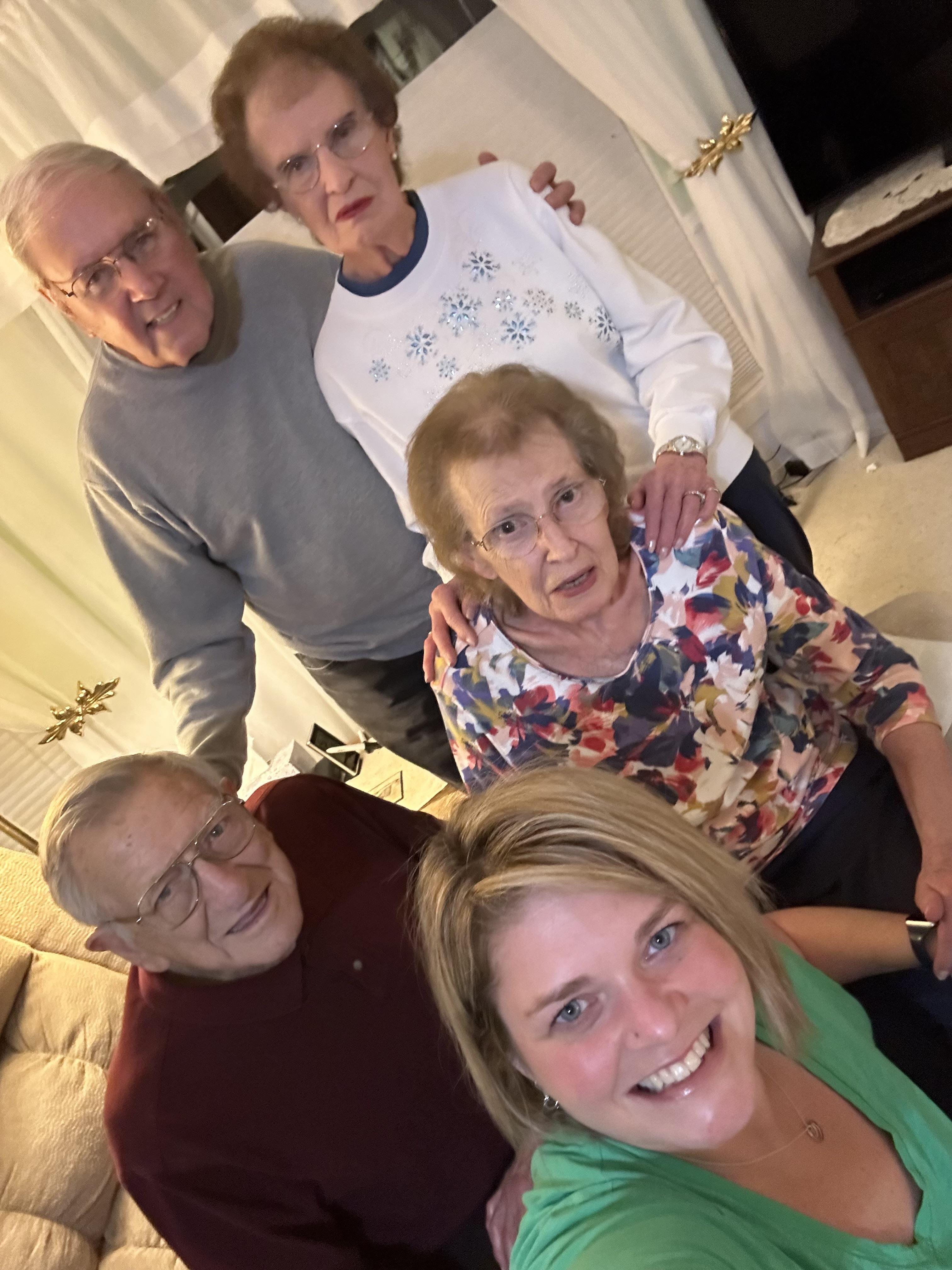 A group of people posing for a photo