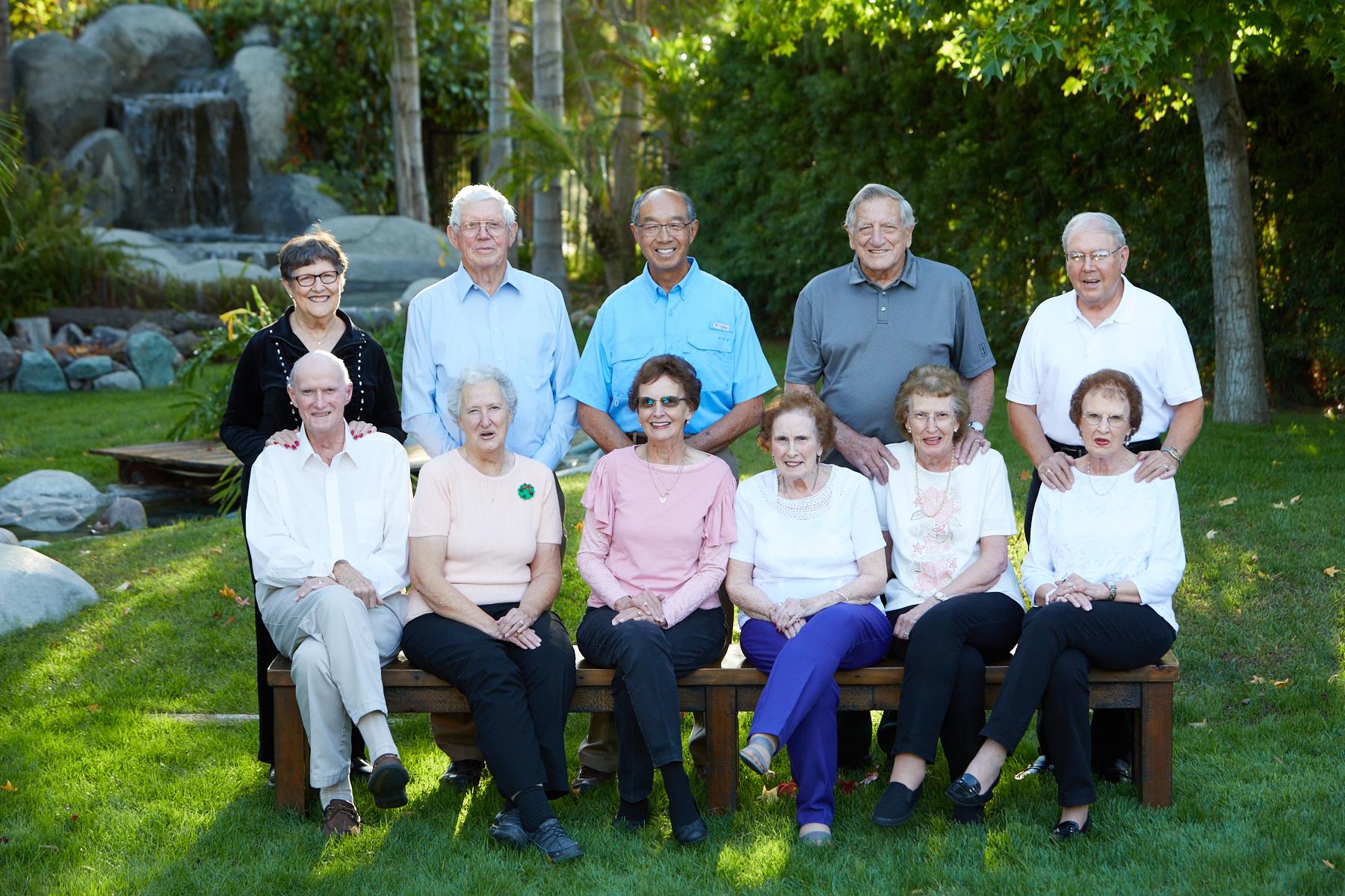 A group of people posing for a photo