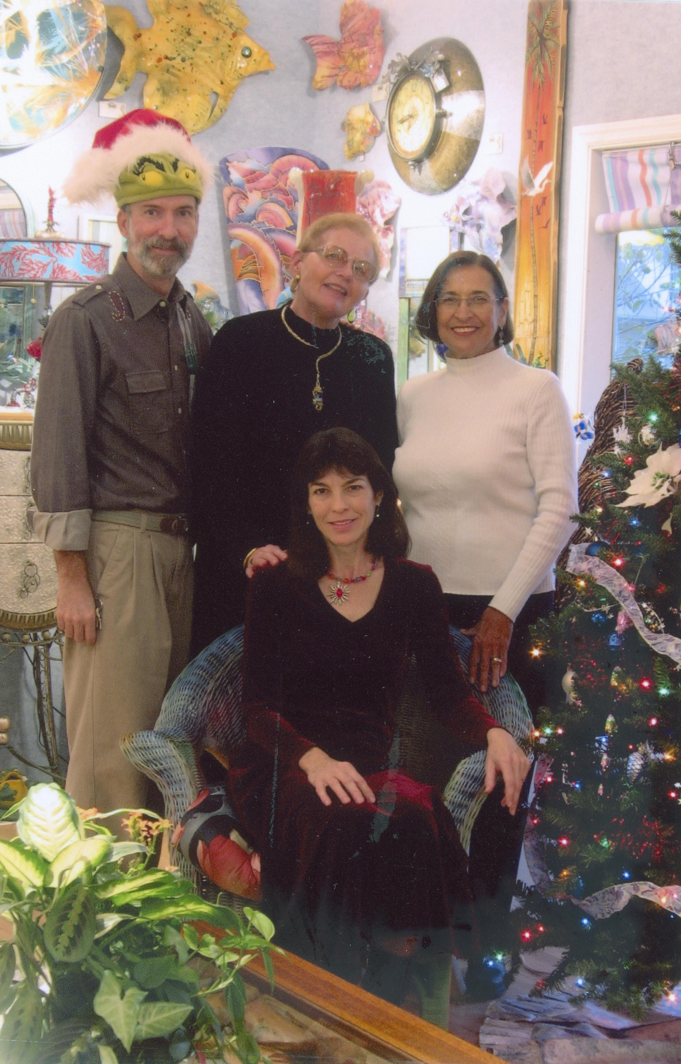 A group of people posing for a photo