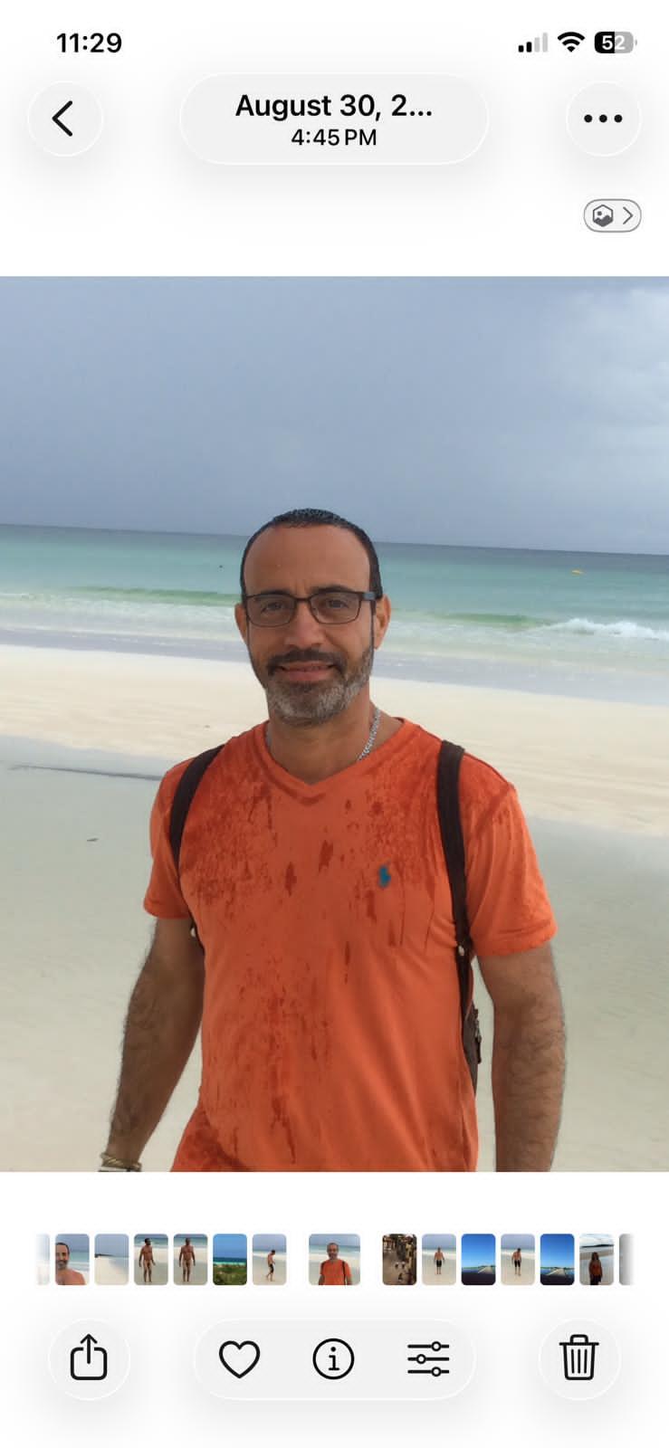 A man standing on a beach