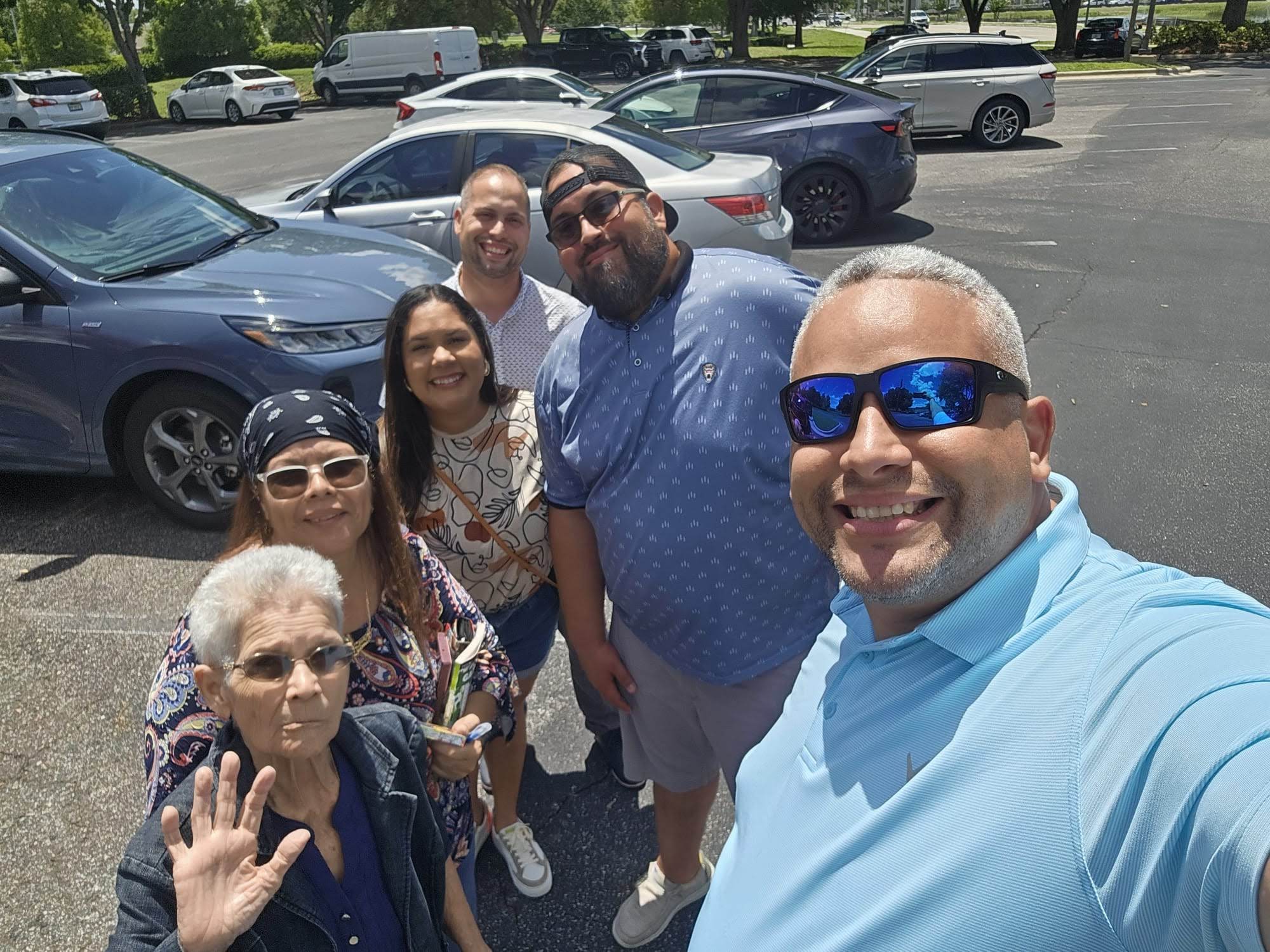 A group of people posing for a photo