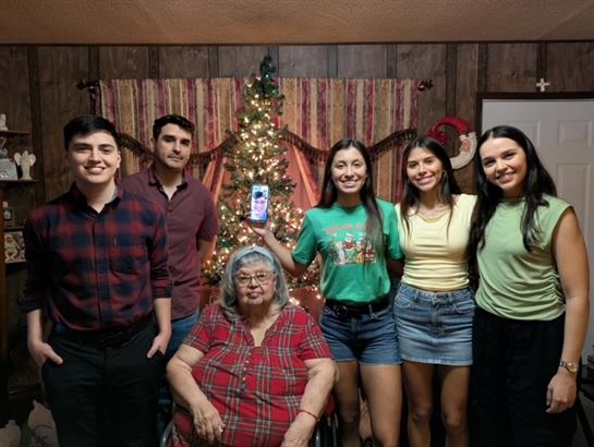 A group of people posing for a photo