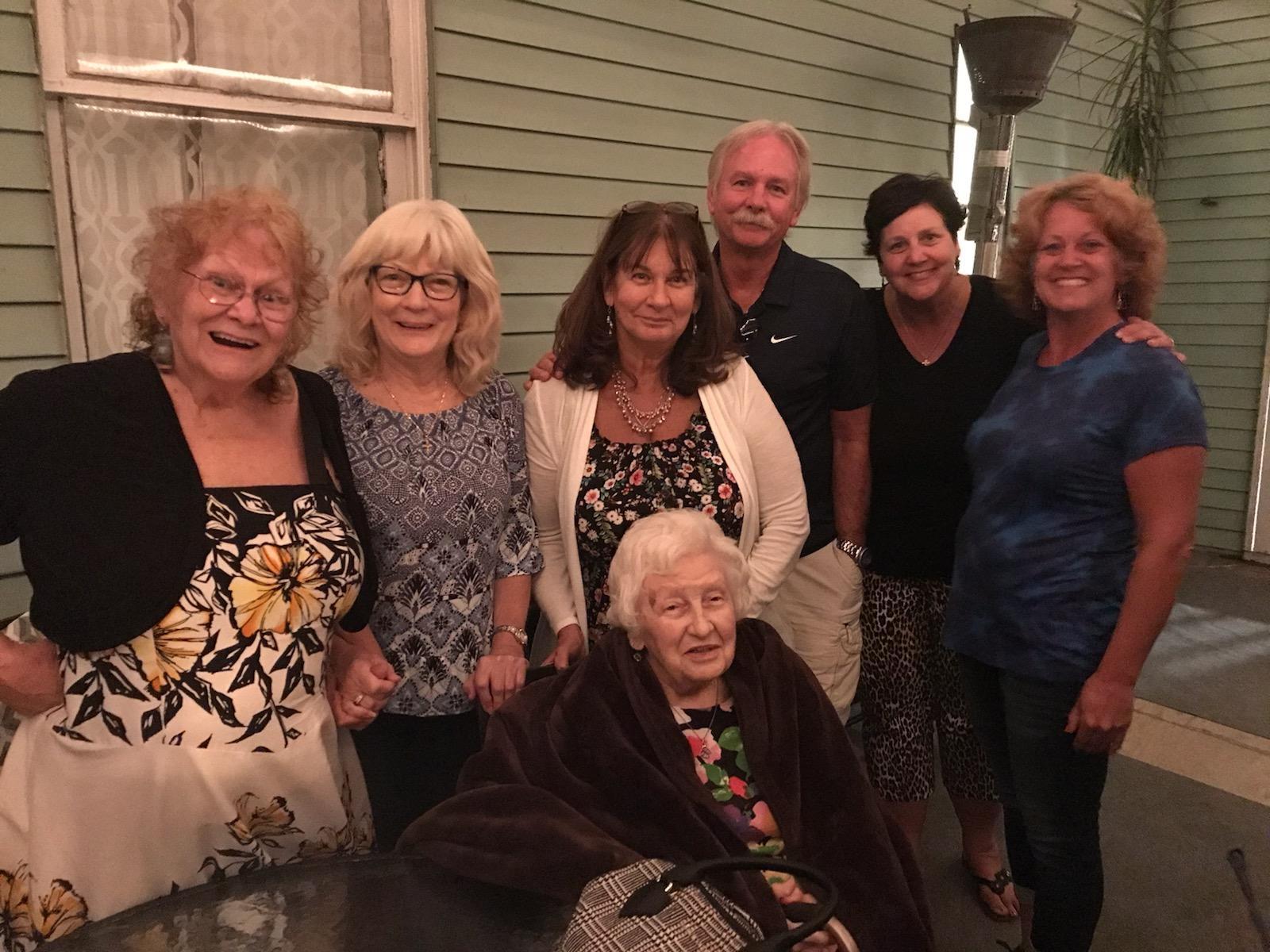 A group of people posing for a photo