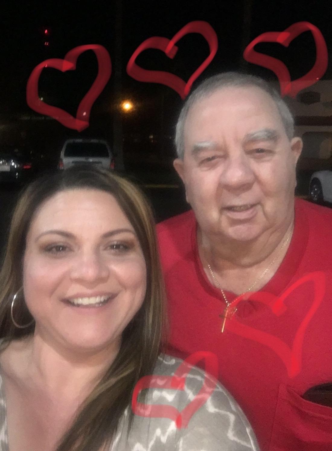 A man and woman taking a selfie