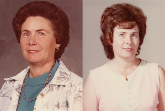 A woman with a big haircut