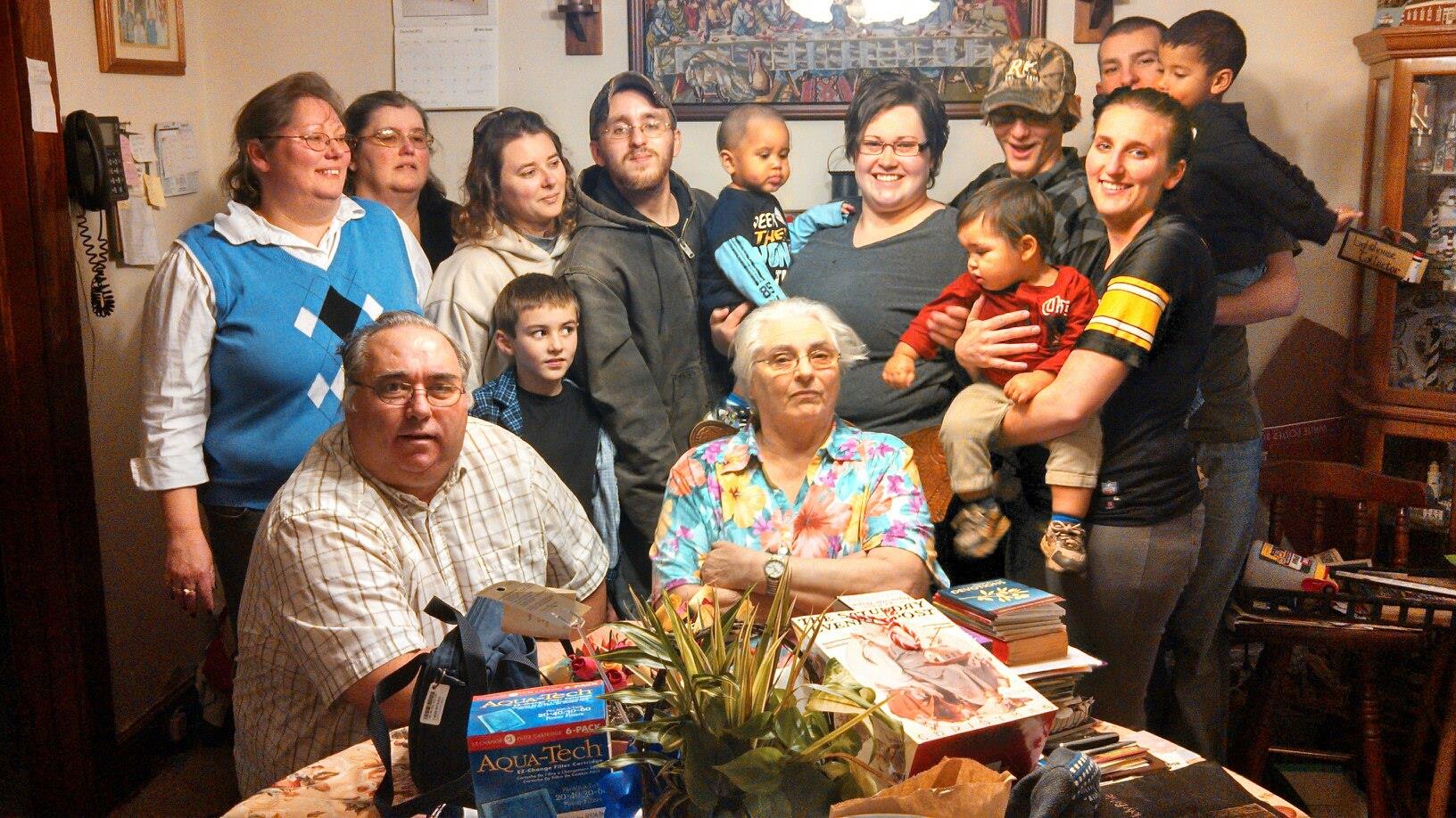 A group of people posing for a photo