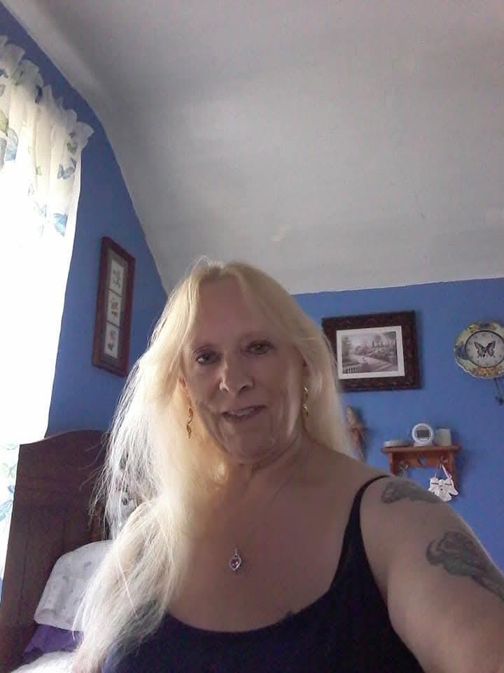 A woman taking a selfie