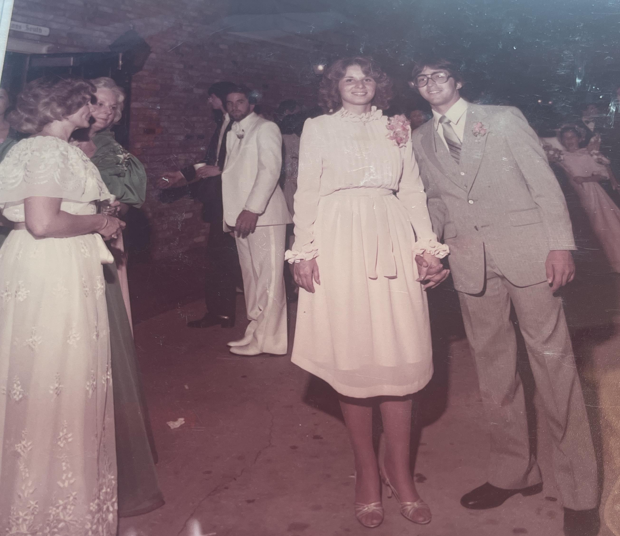 A group of people standing together