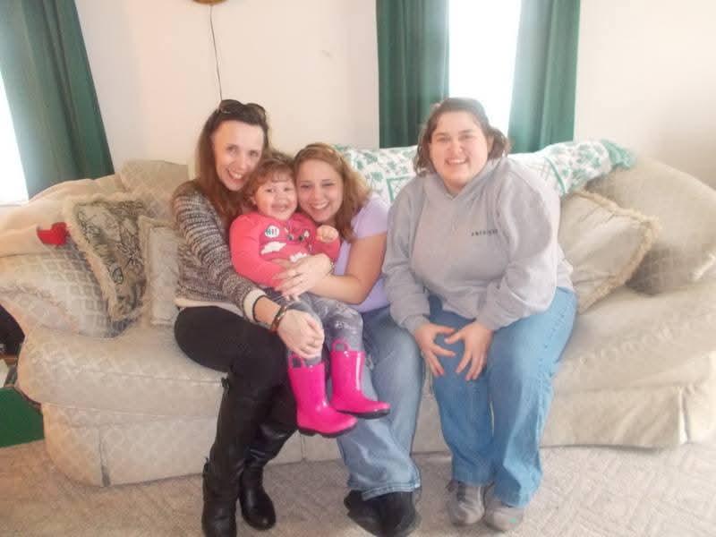 A group of women sitting on a couch