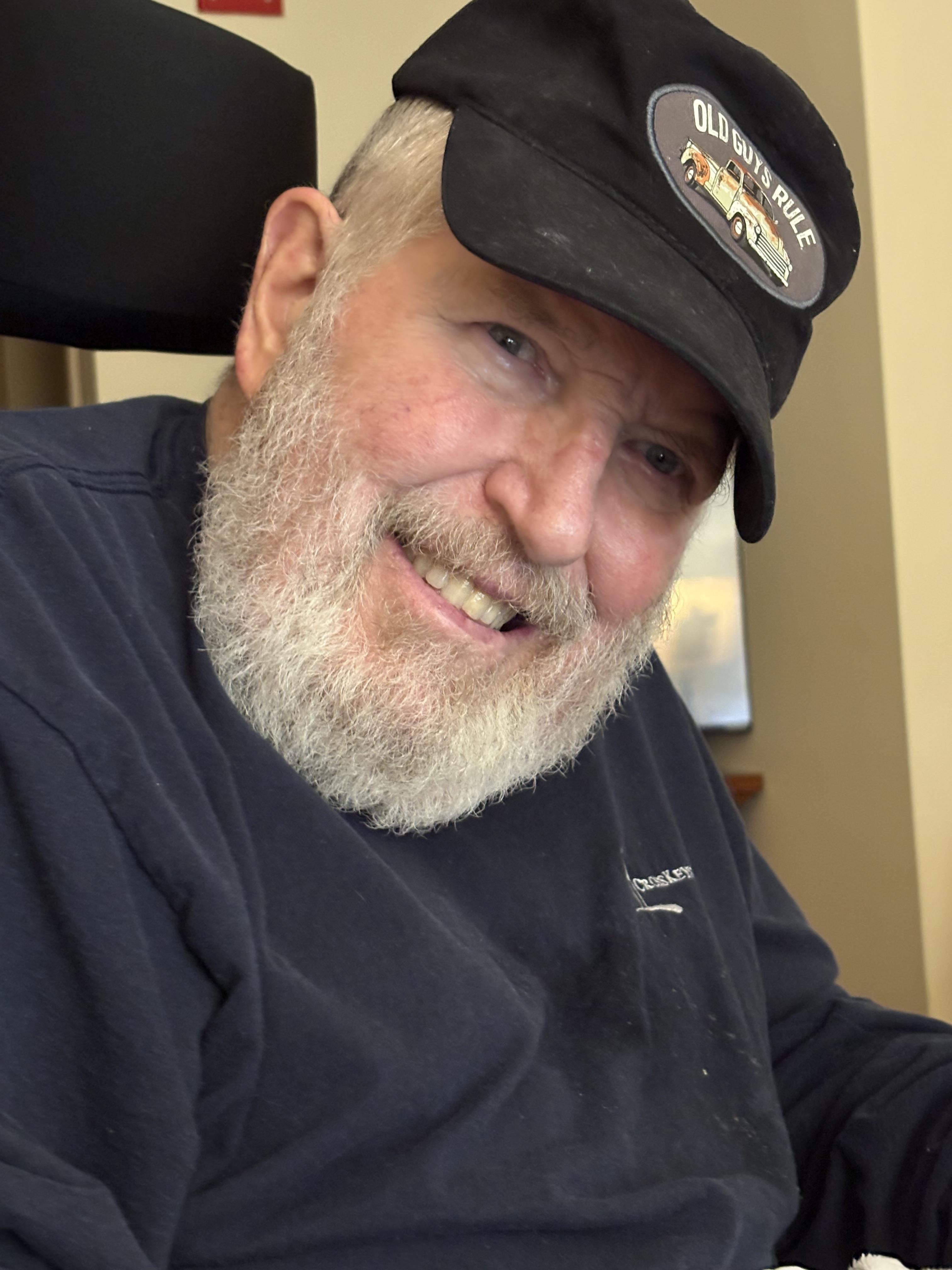 A man wearing a hat
