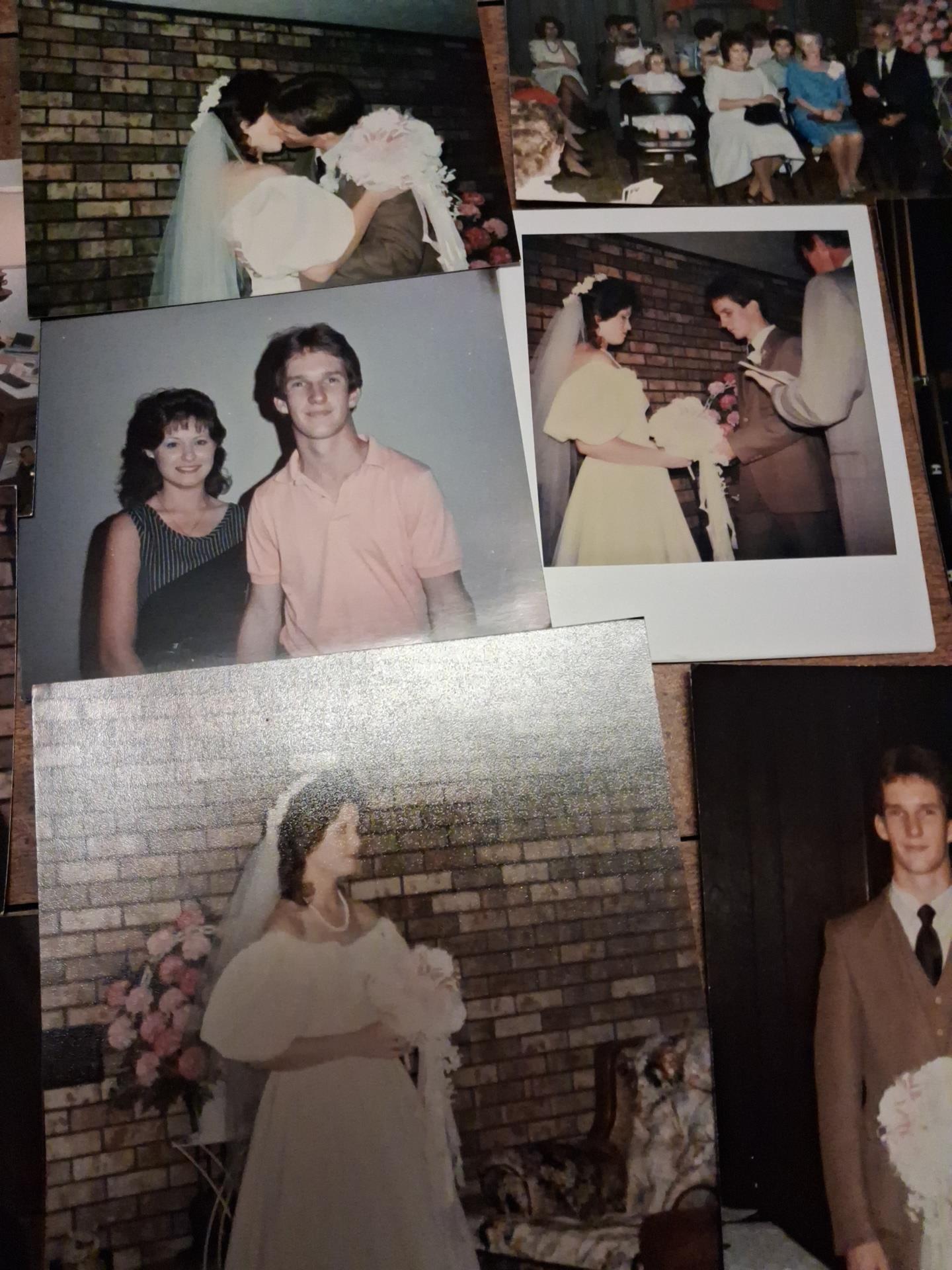 A group of pictures of a man and woman