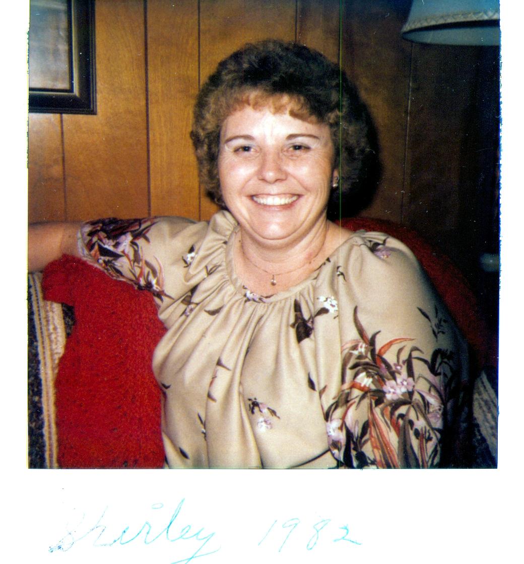 A woman smiling at camera