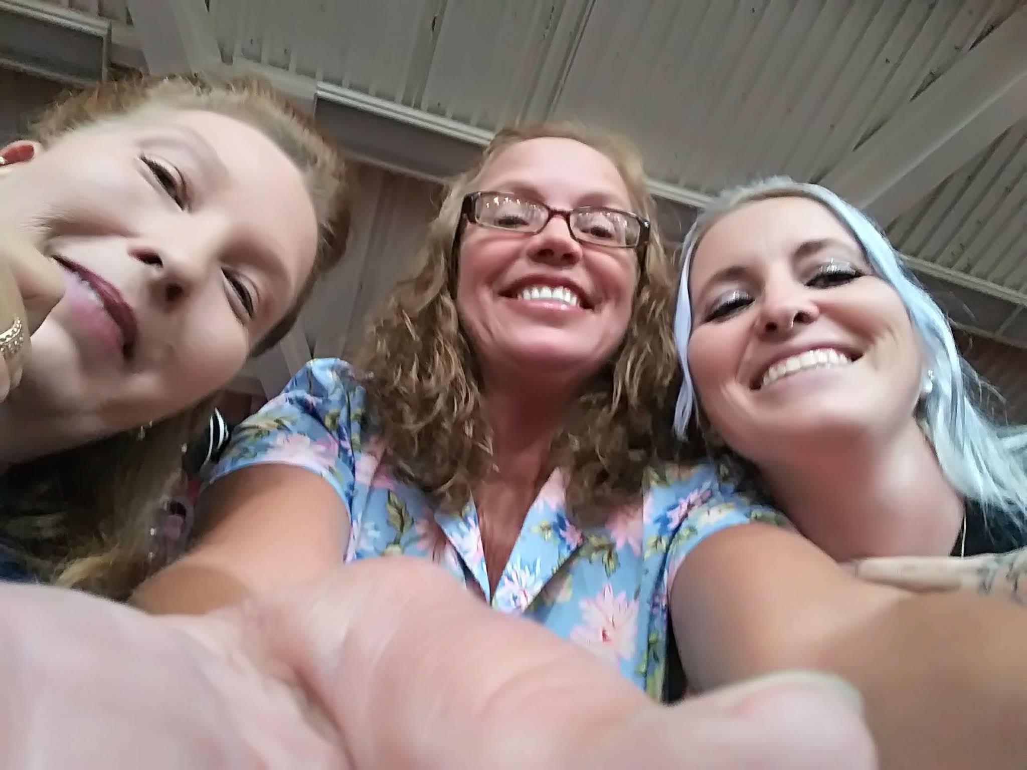A group of women taking a selfie