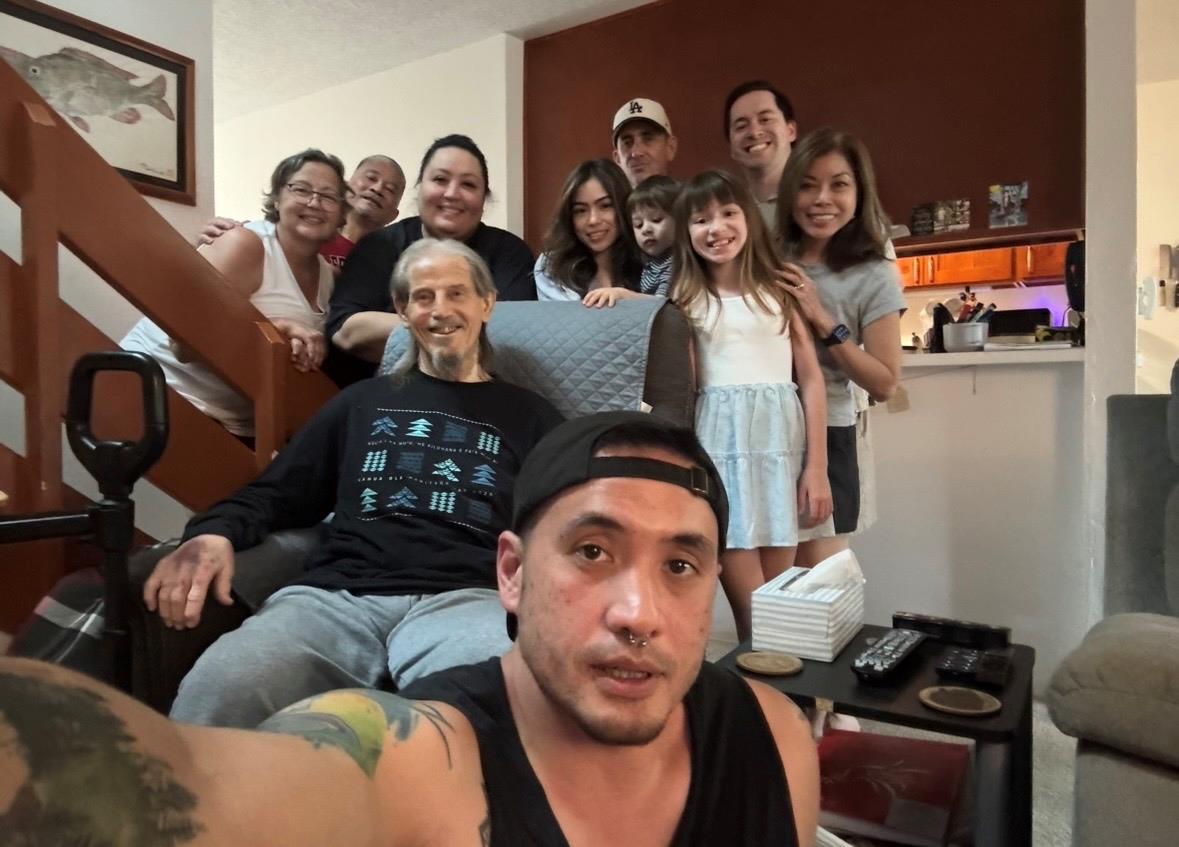 A group of people posing for a photo