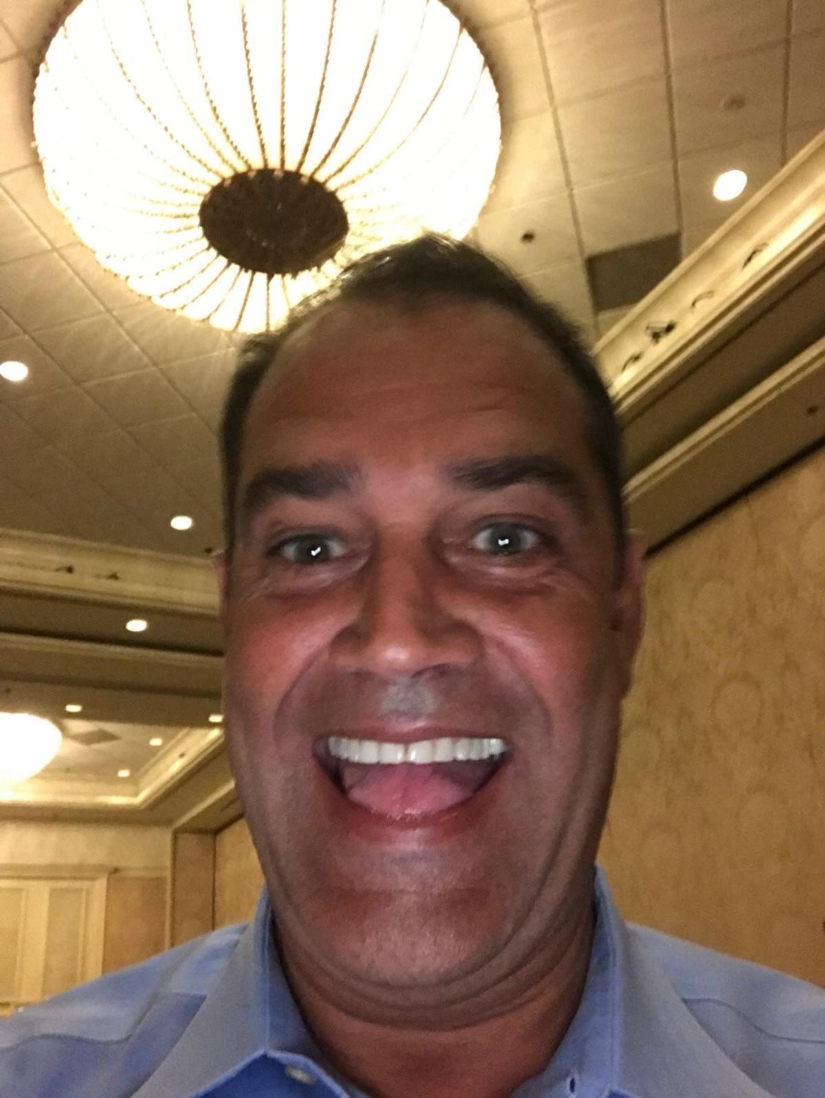 A man taking a selfie