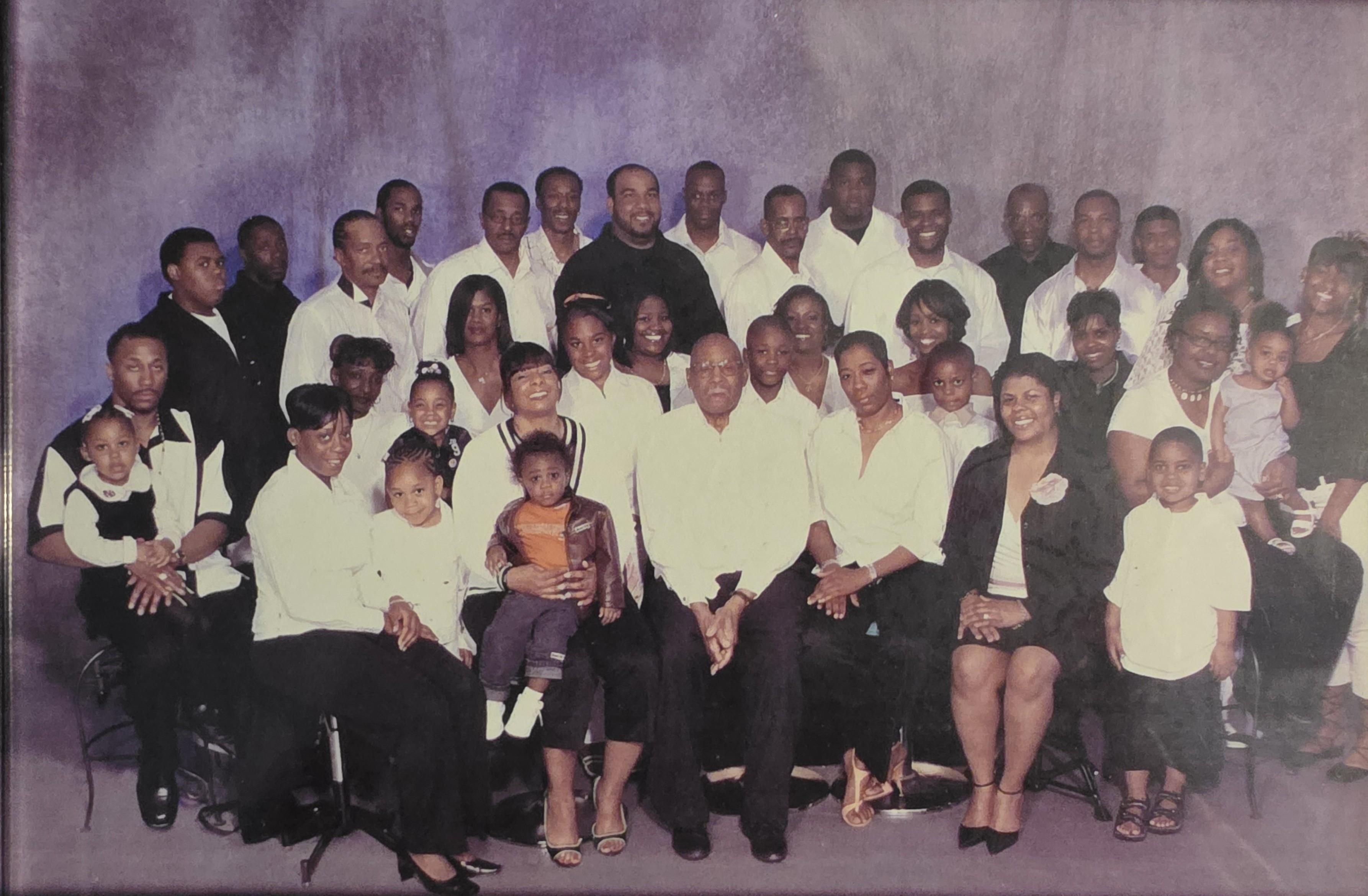 A group of people posing for a photo