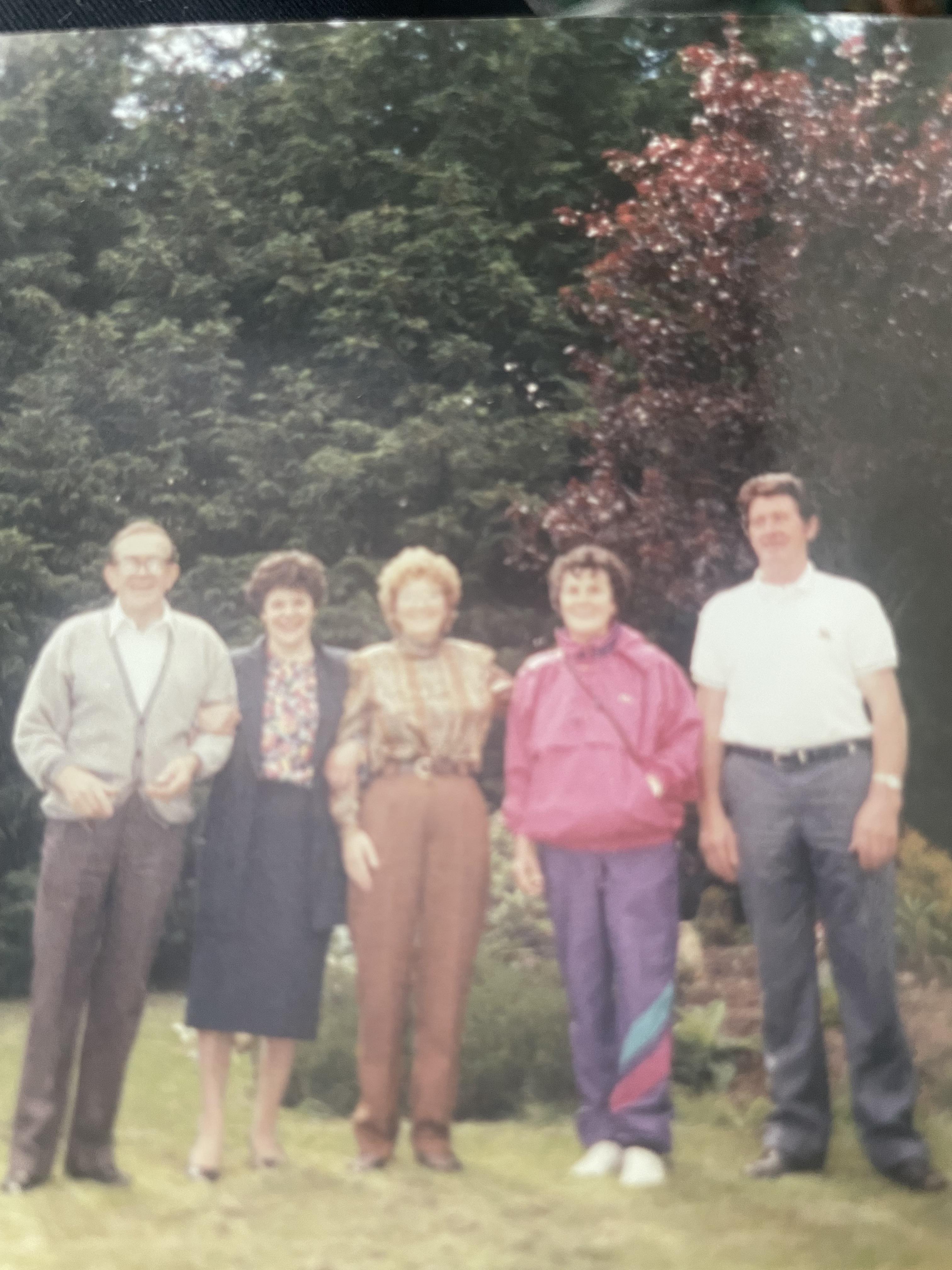 A group of people standing together