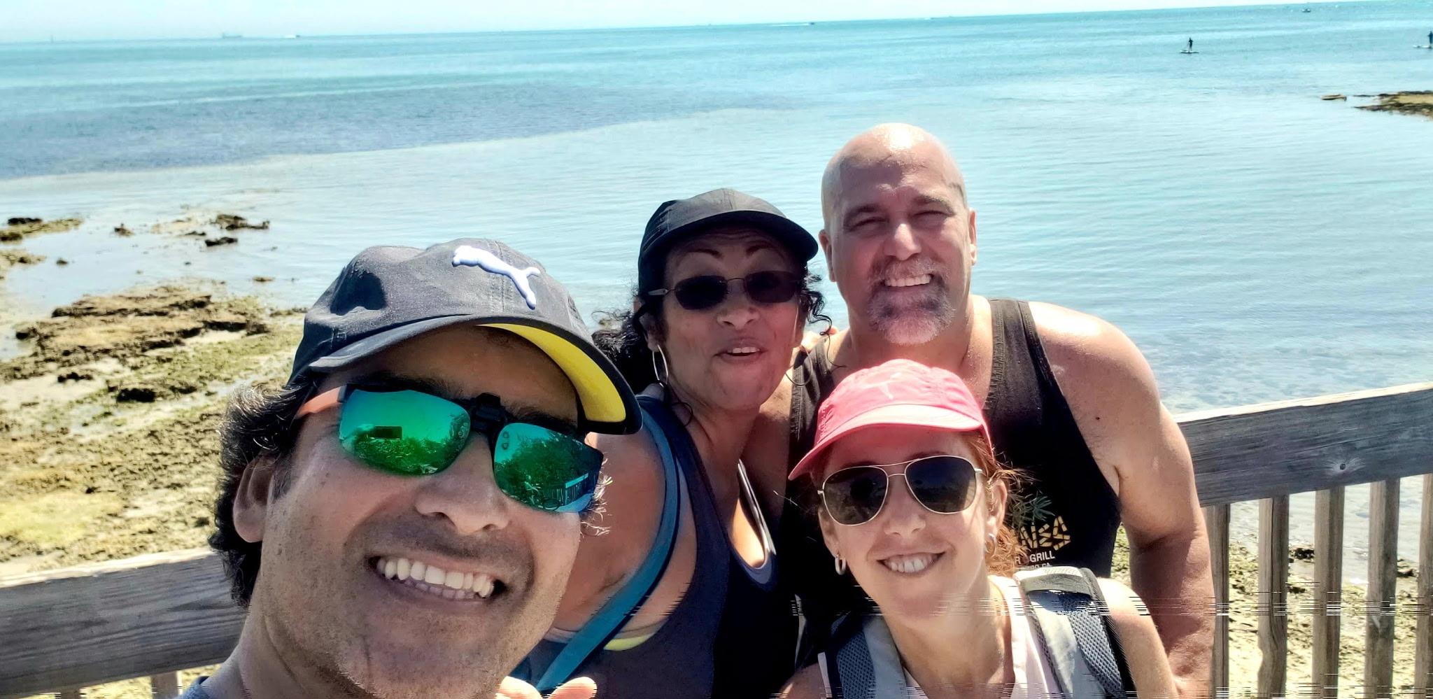 A group of people posing for a photo