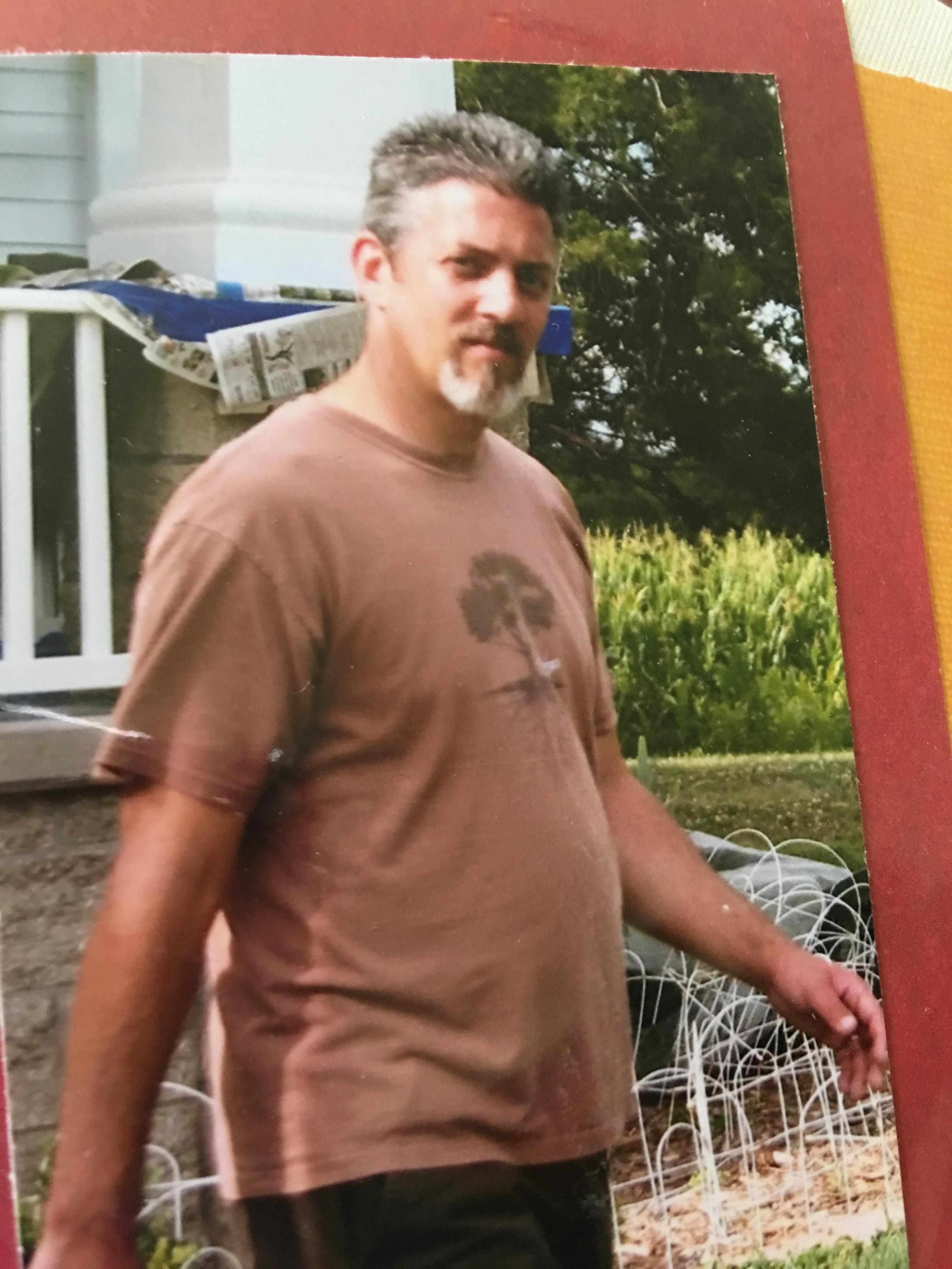 A man standing outside a building
