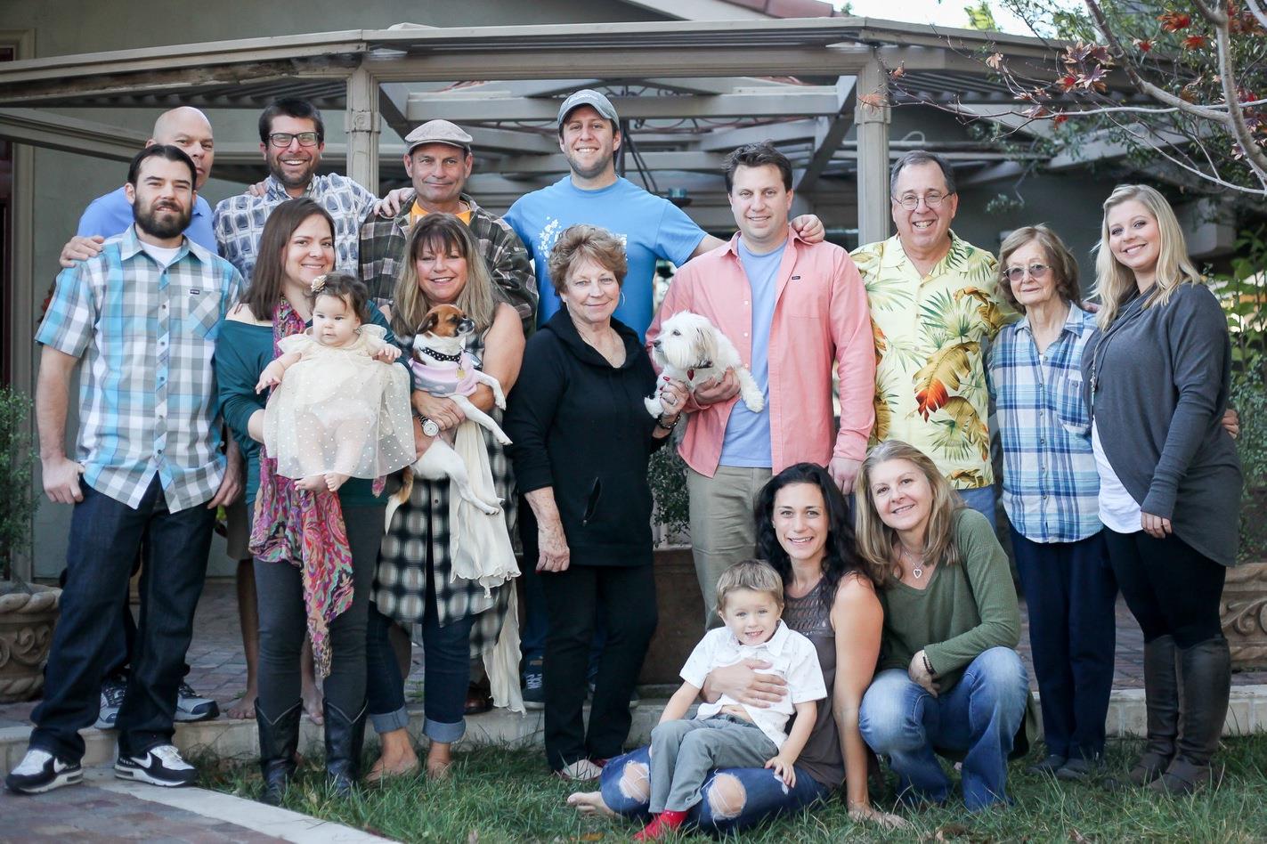 A group of people posing for a photo