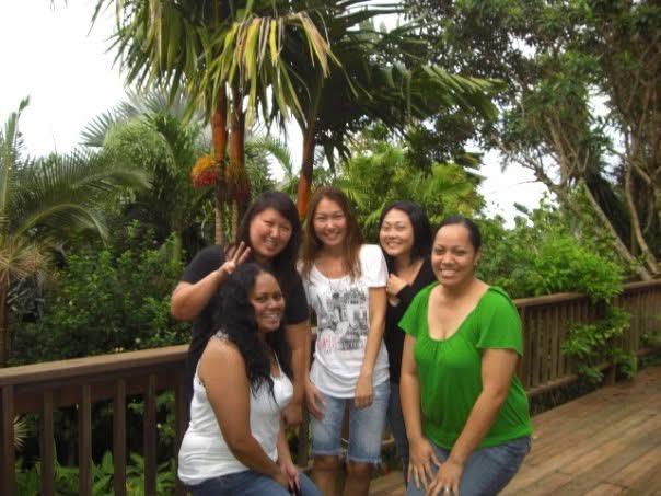 A group of women posing for a photo