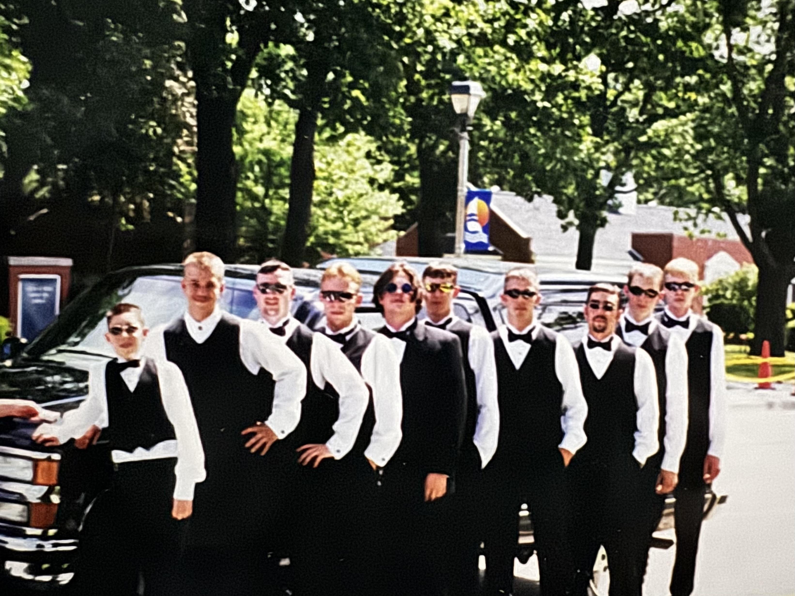 A group of men in formal attire