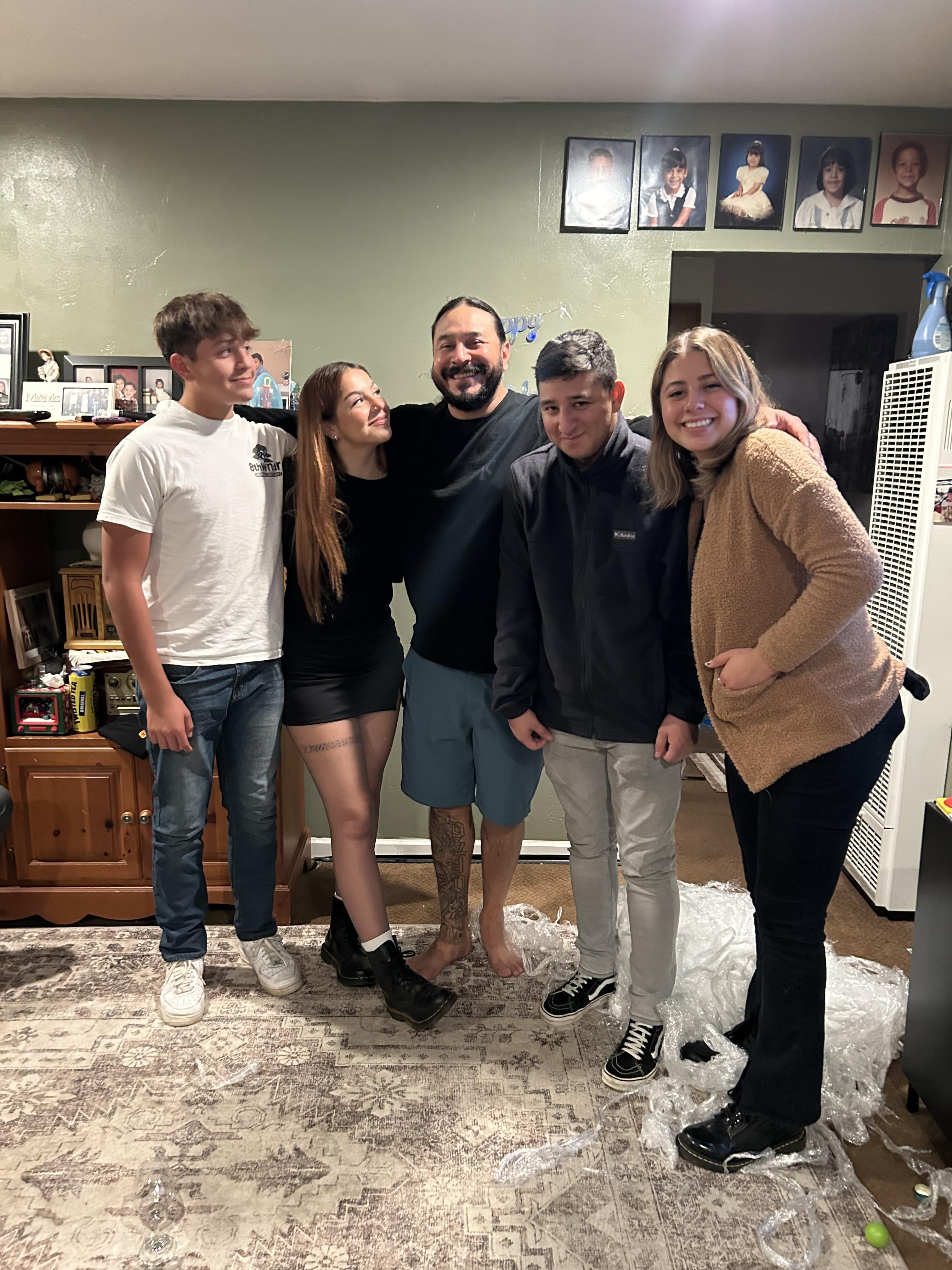 A group of people posing for a photo