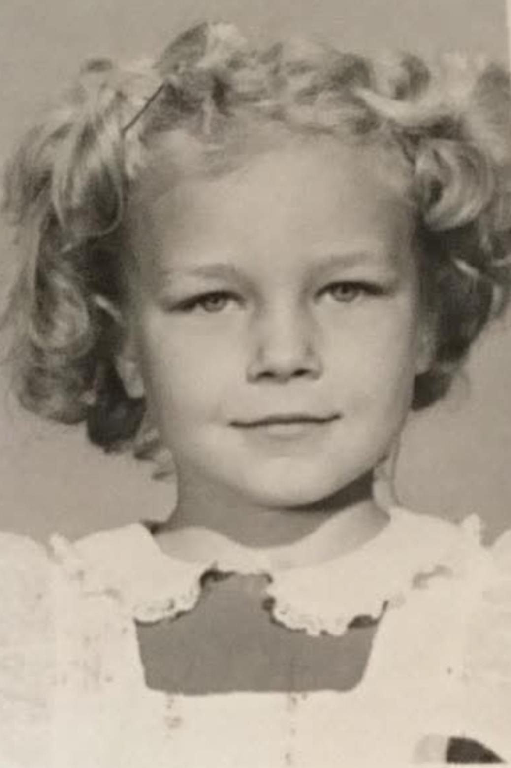 A close-up of a child