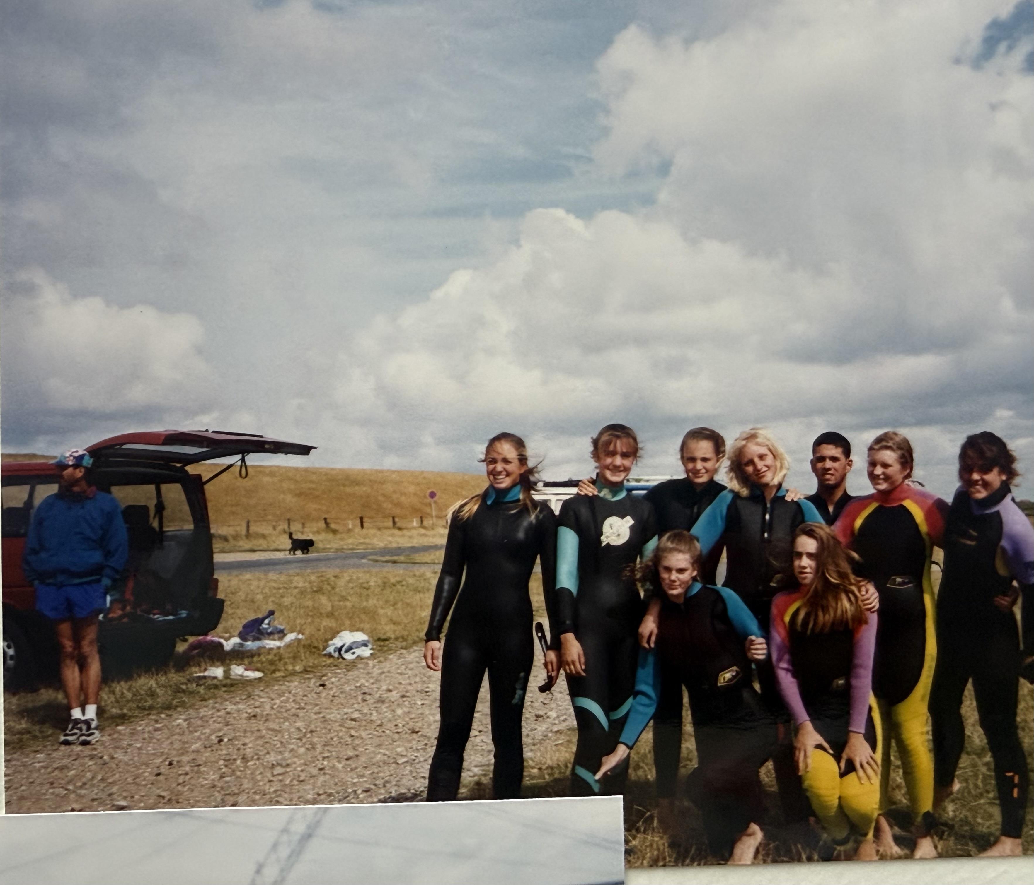 A group of people posing for a photo
