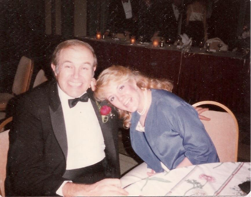 A man and woman sitting at a table