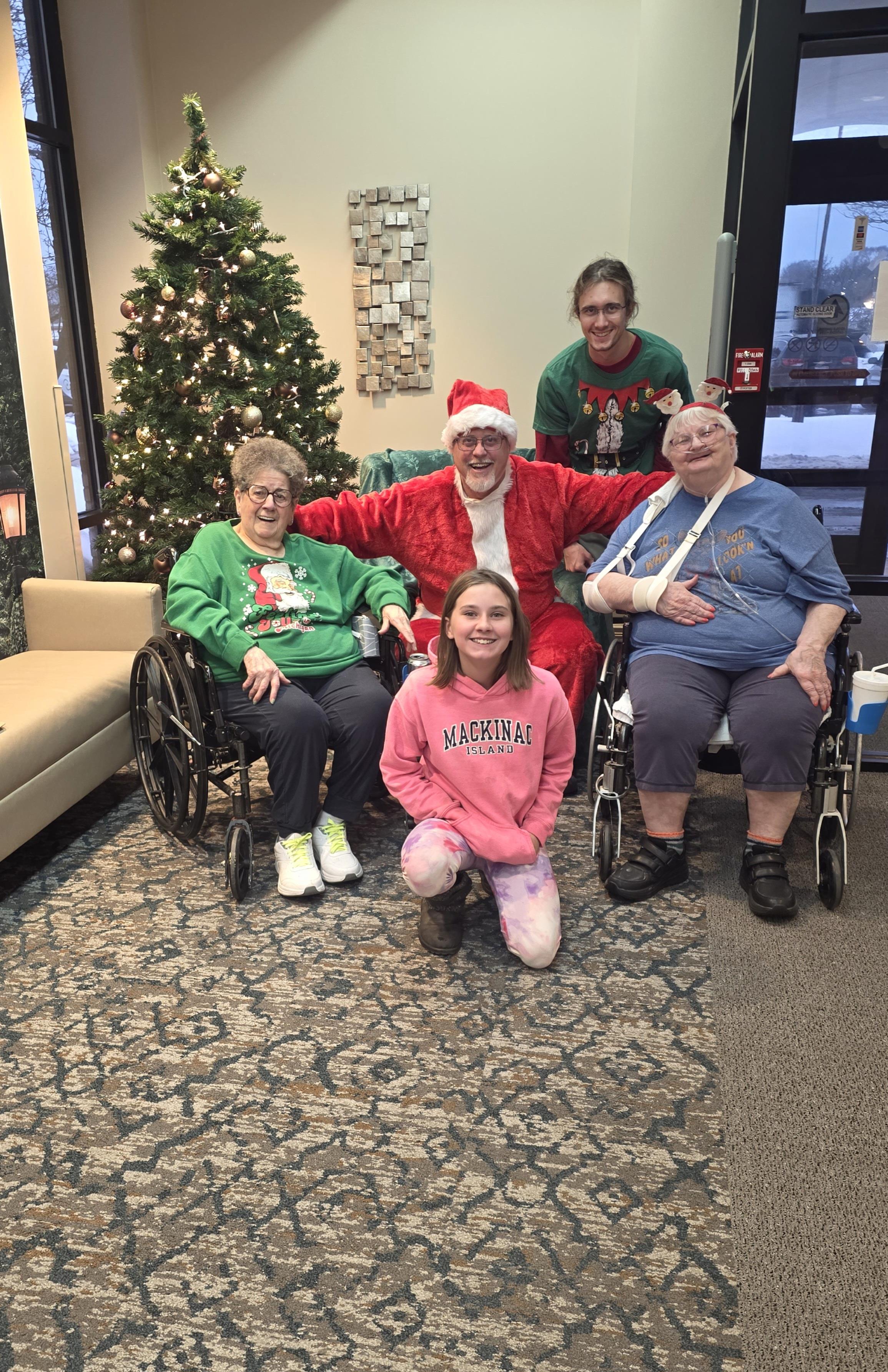 A group of people posing for a photo