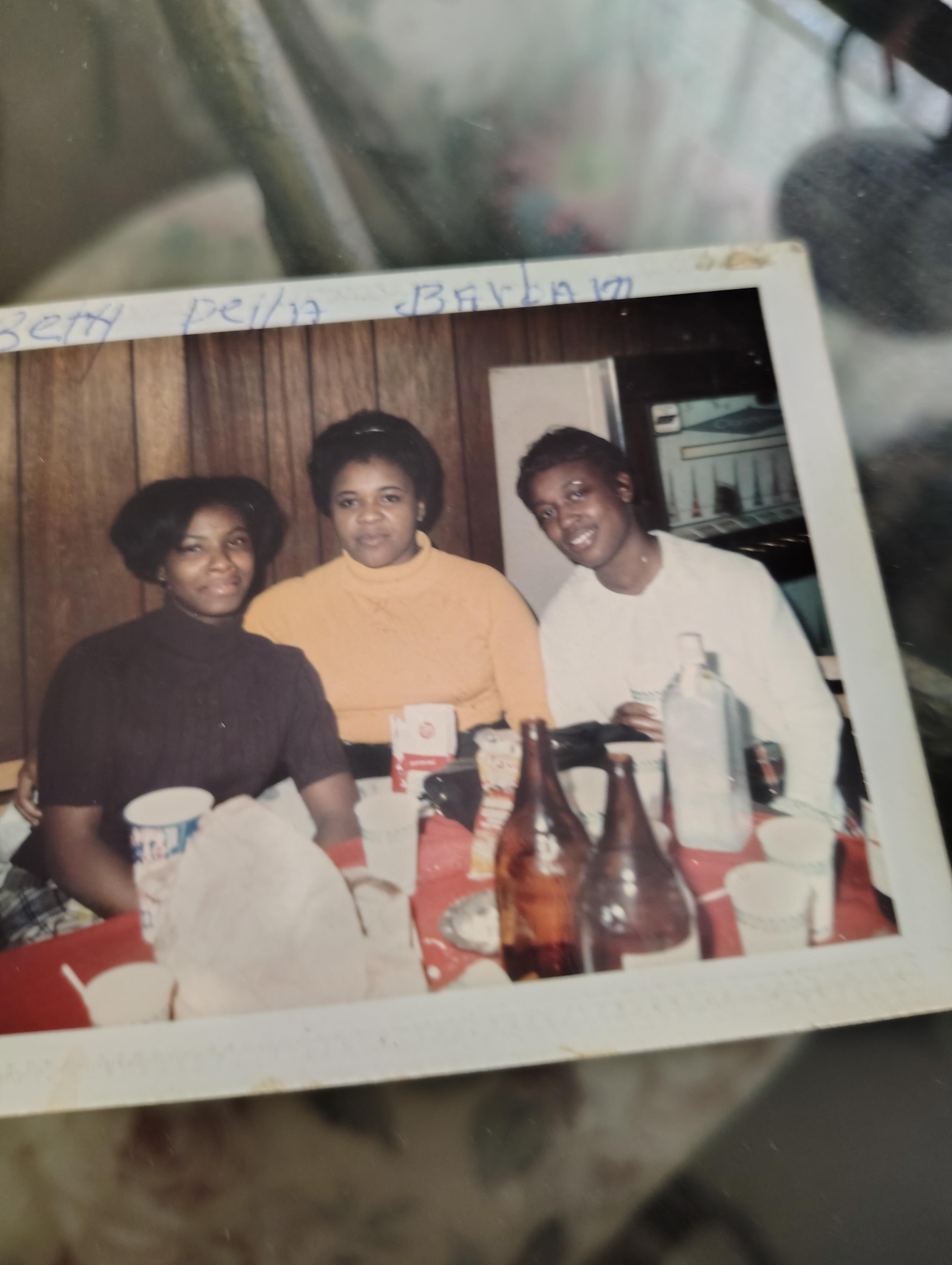 A group of people sitting at a table