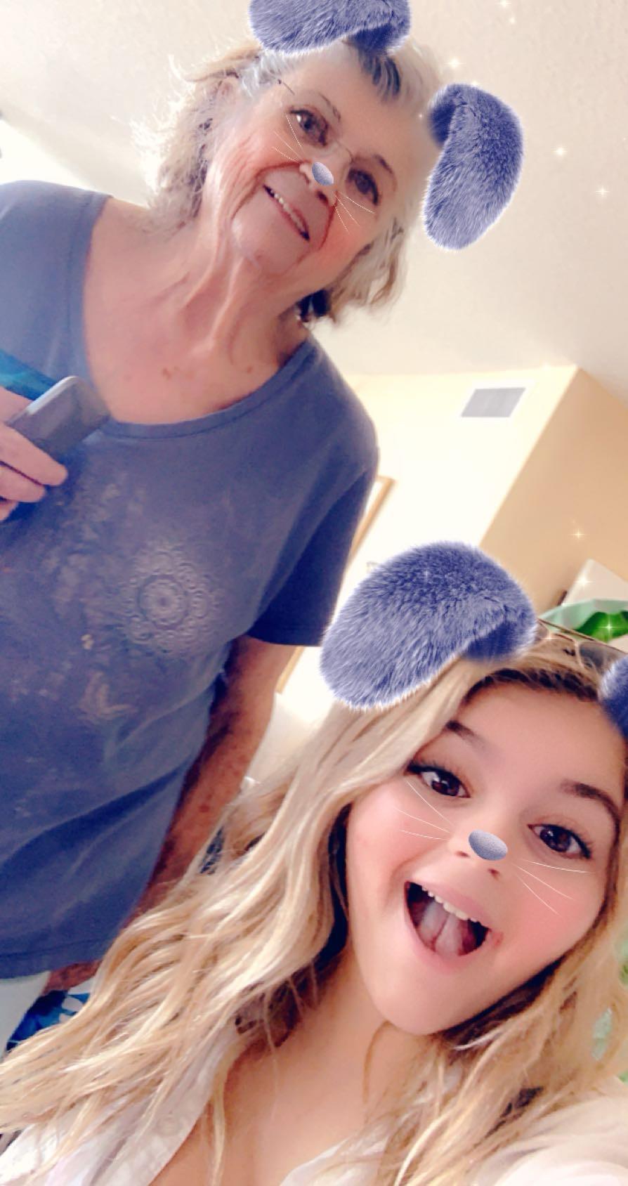 A woman and a woman with a cat ears
