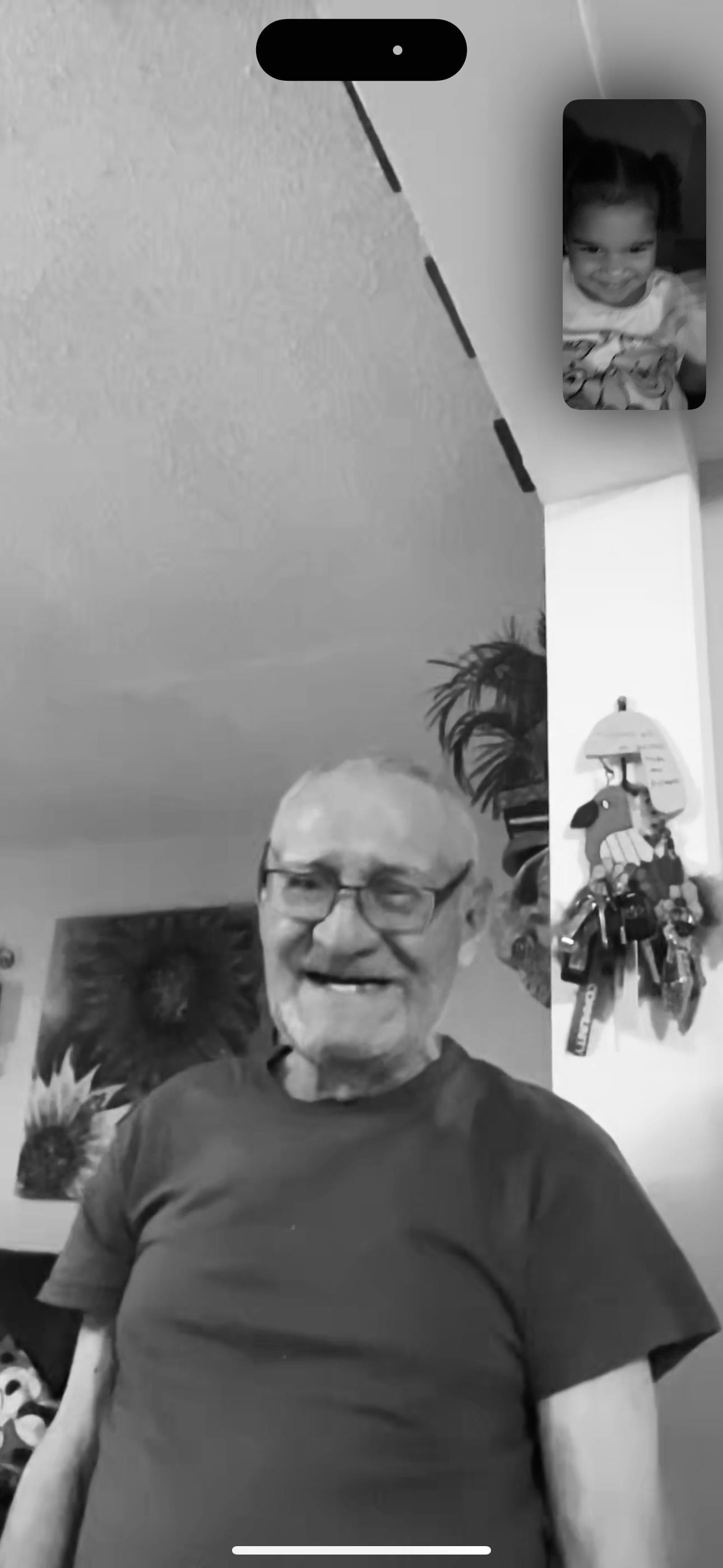A man smiling at the camera