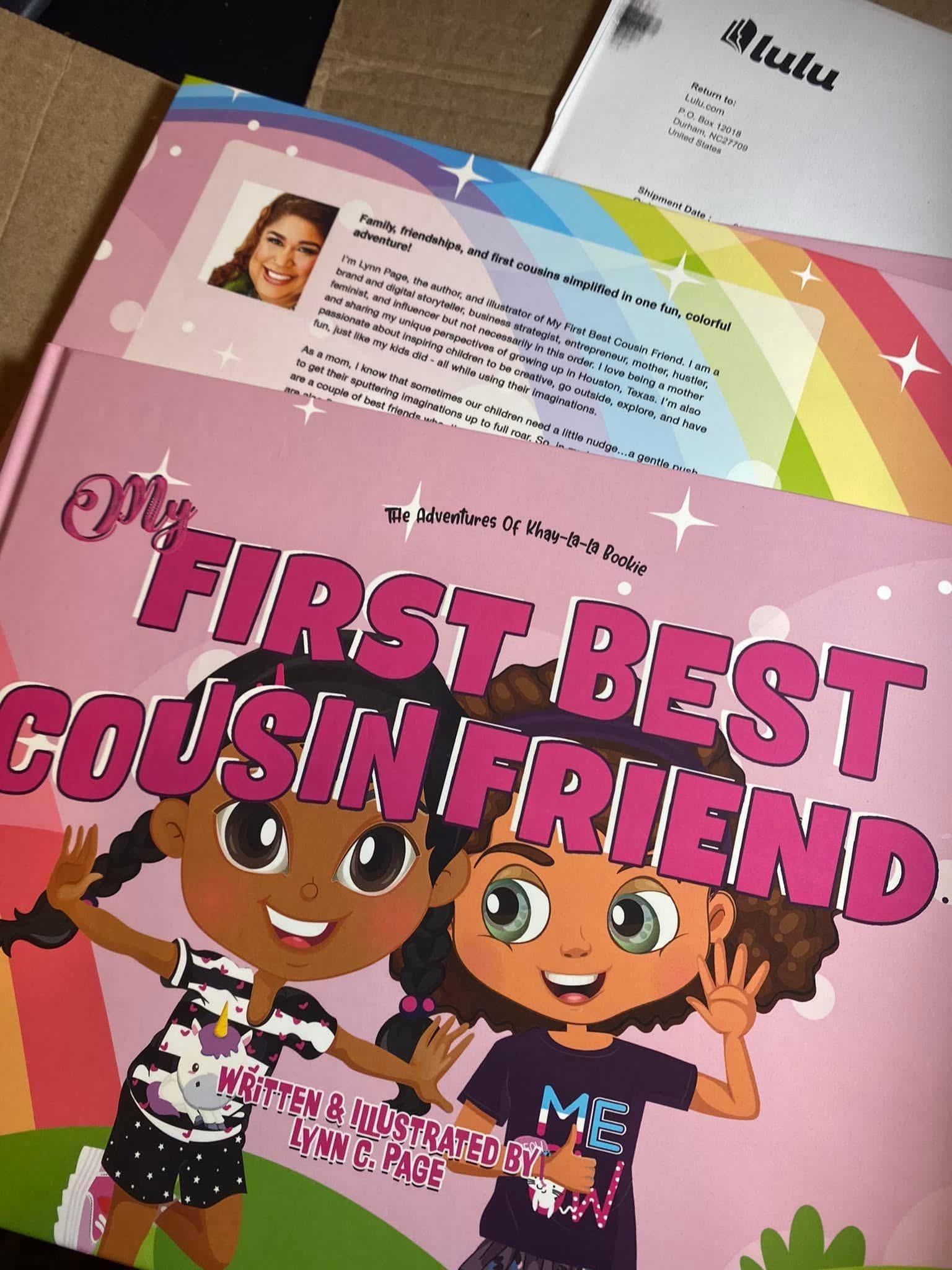 A book with a picture of two girls
