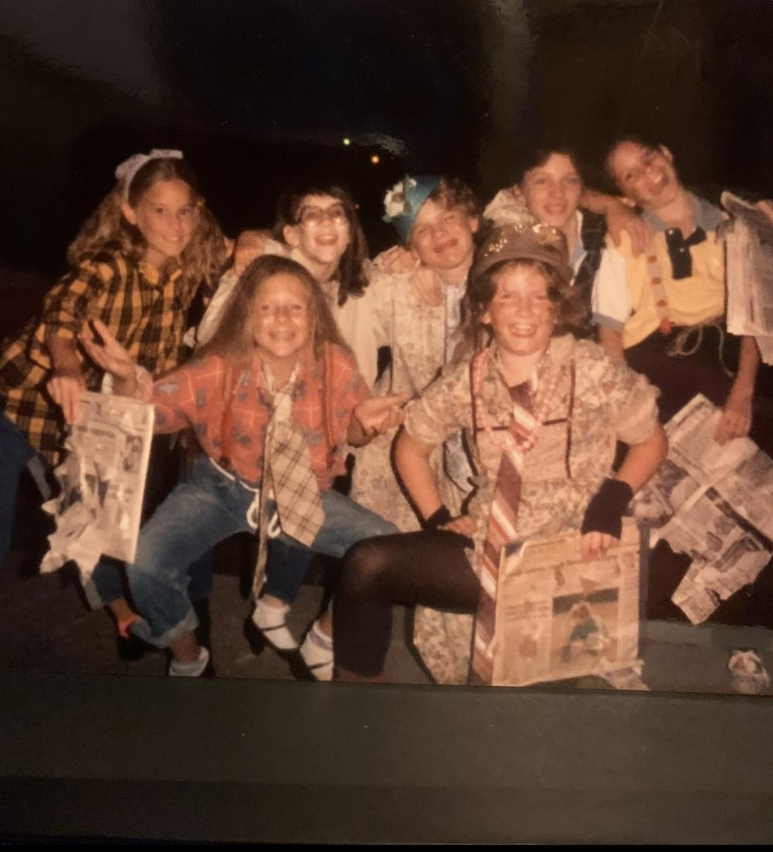 A group of children posing for a photo