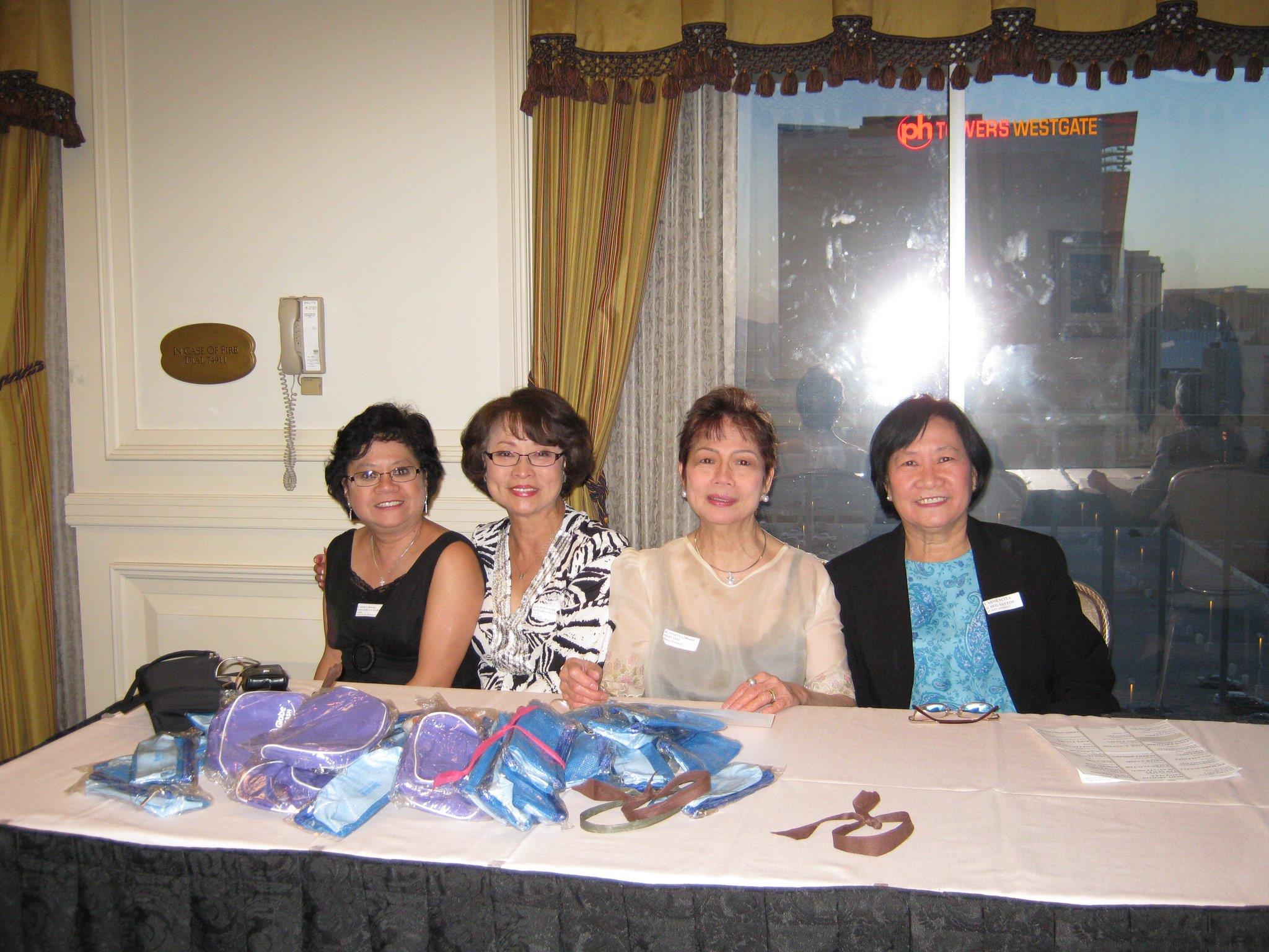 A group of women posing for a photo